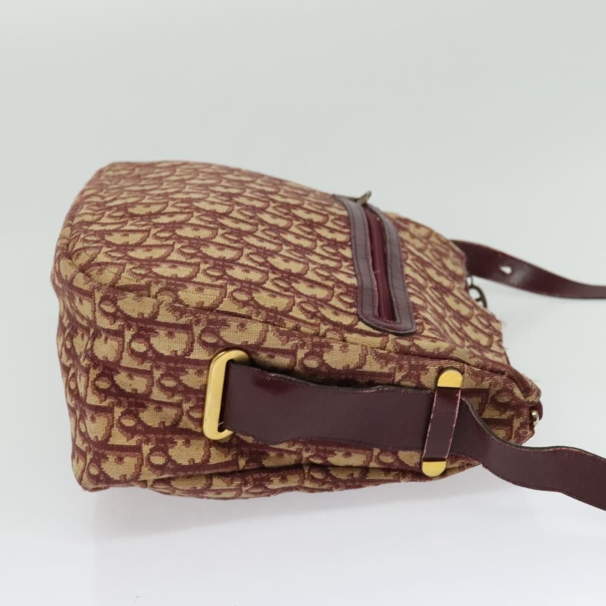 Dior DIOR Trotter Canvas Shoulder Bag Red Gold Size ONE SIZE - 5 Thumbnail