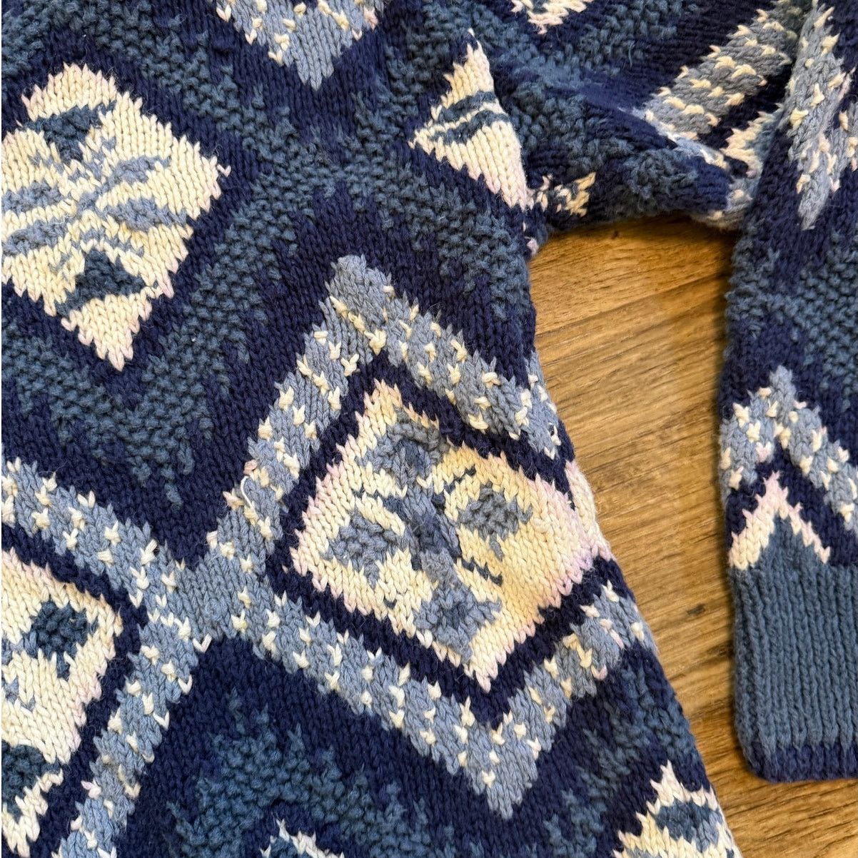 Northern Isles Vintage Northern Isles Hand Knit Abstract Sweater Size US XL / EU 56 / 4 - 2 Thumbnail