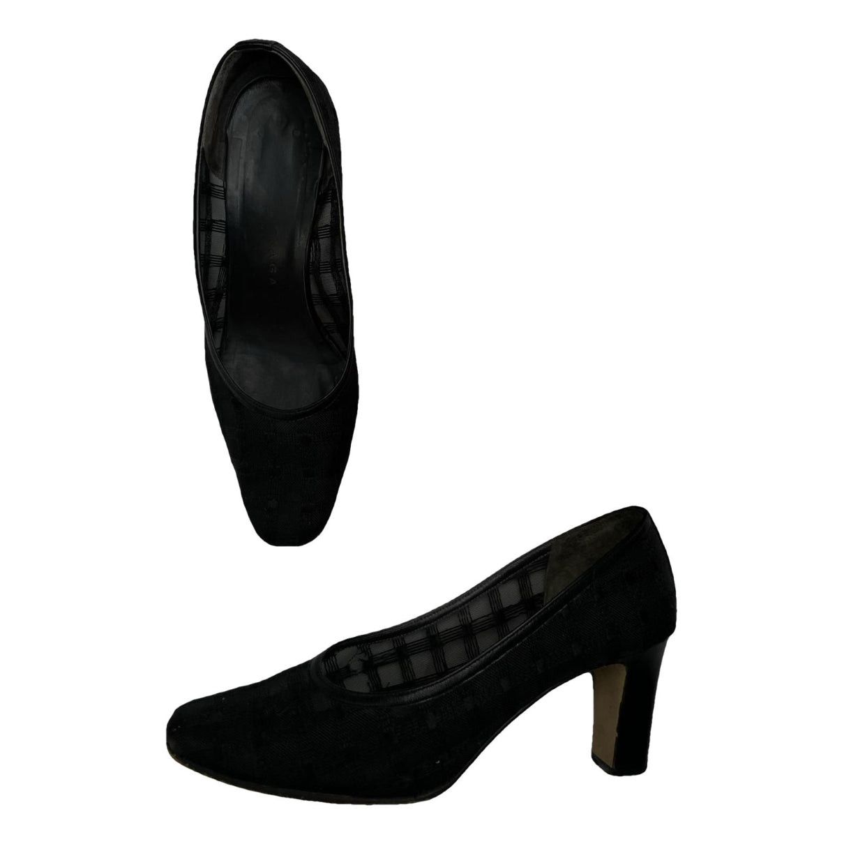 Balenciaga Cagole Black Leather Heel Size US 5 / IT 35 - 1 Thumbnail