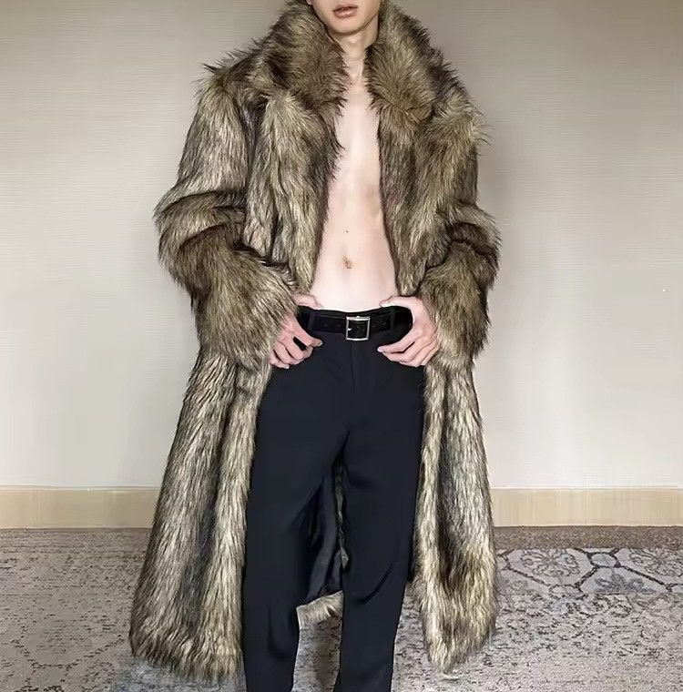 Other Faux Fur Designer Streetwear Maxi Winter Warm Men’s Coat Size US L / EU 52-54 / 3 - 8 Thumbnail