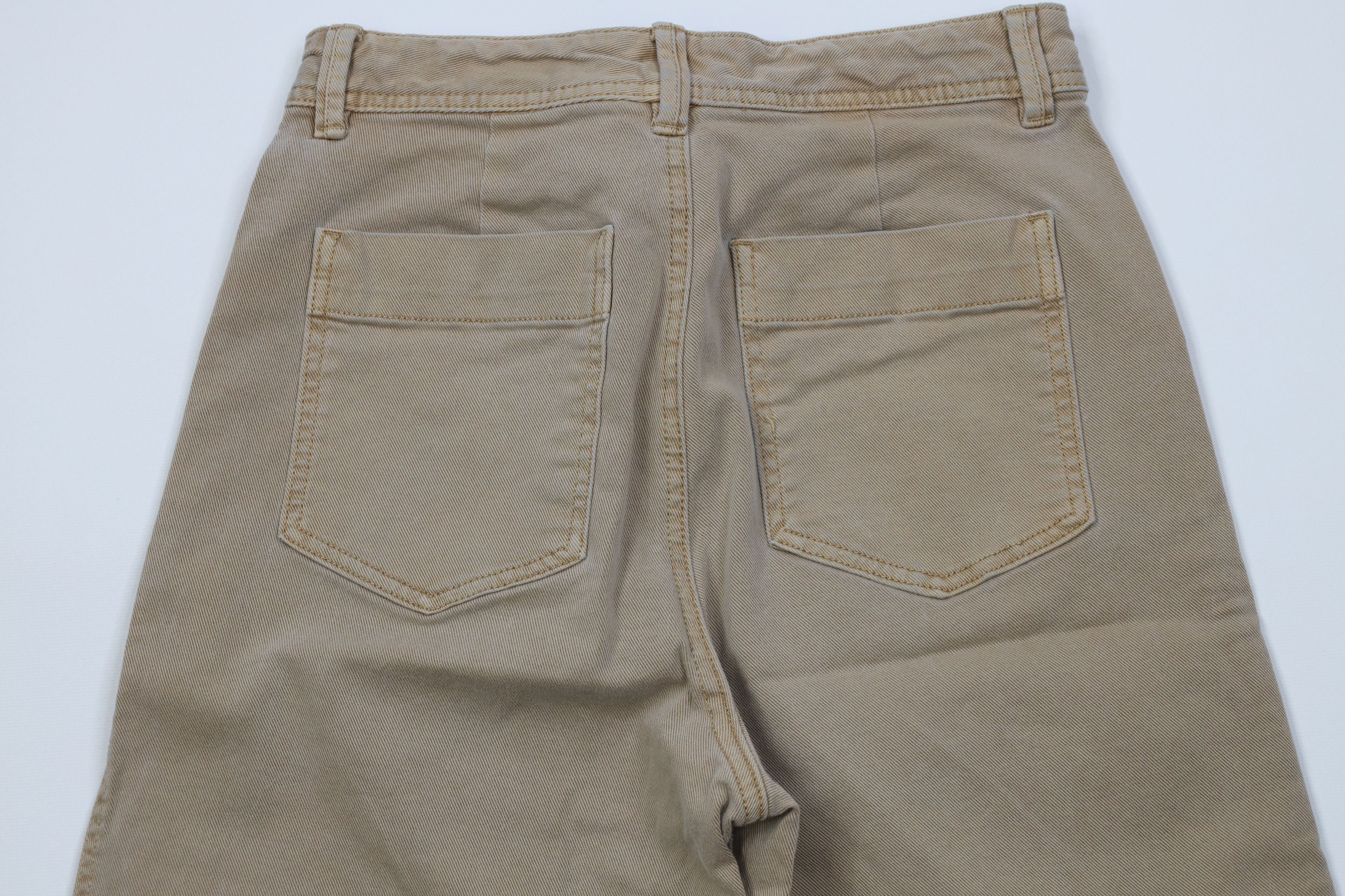 Gap Vintage Y2K Gap Stonewashed High Rise Wide Leg Cropped Pants Size 28" / US 6 / IT 42 - 9 Thumbnail