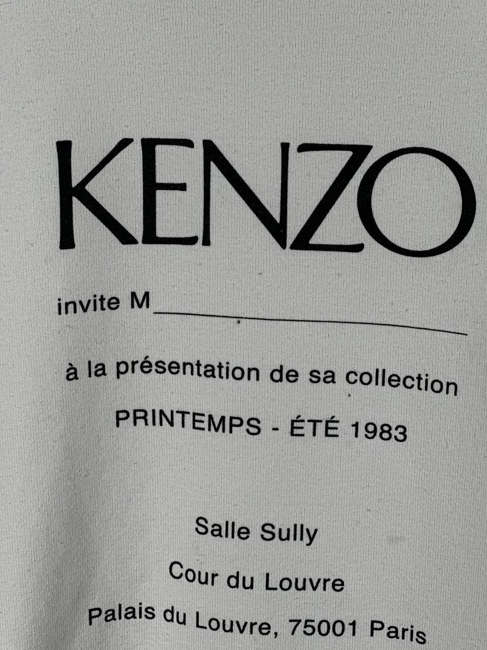 Kenzo Rare Kenzo Luxury Big Logo White Oversized T Shirt Size L / US 10 / IT 46 - 5 Thumbnail