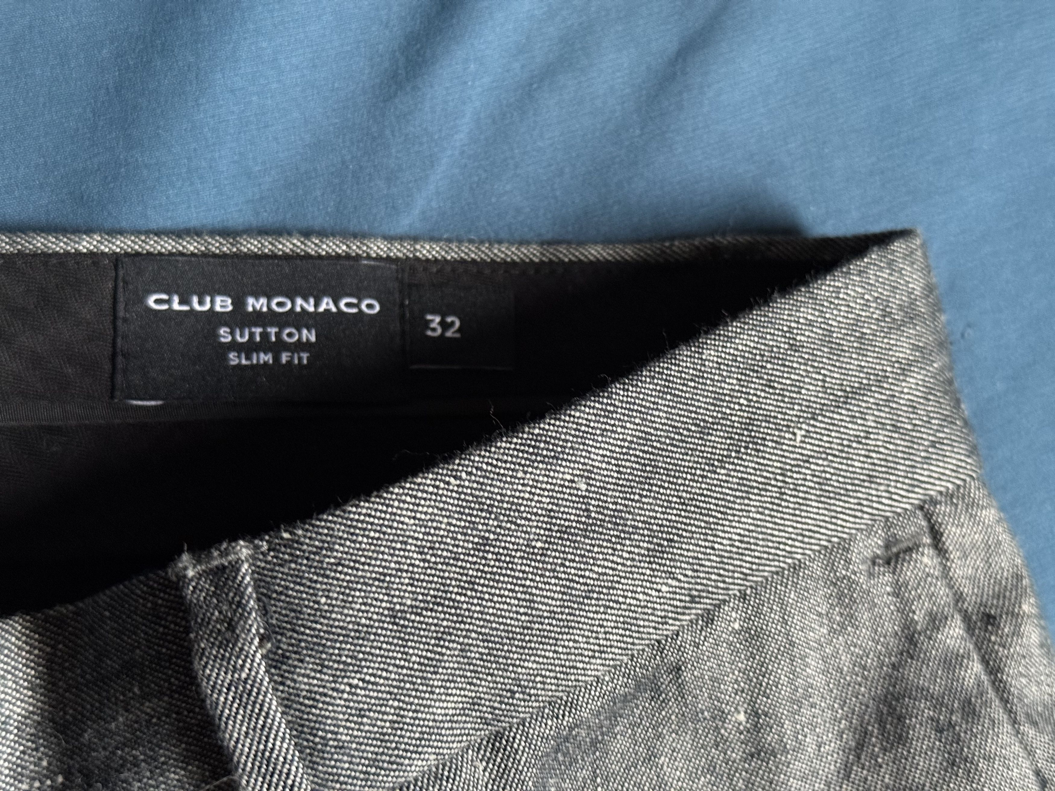 Club Monaco Club Monaco Sutton Hemp Blend Dress Pants size 32x32 $189 Size US 32 / EU 48 - 5 Thumbnail