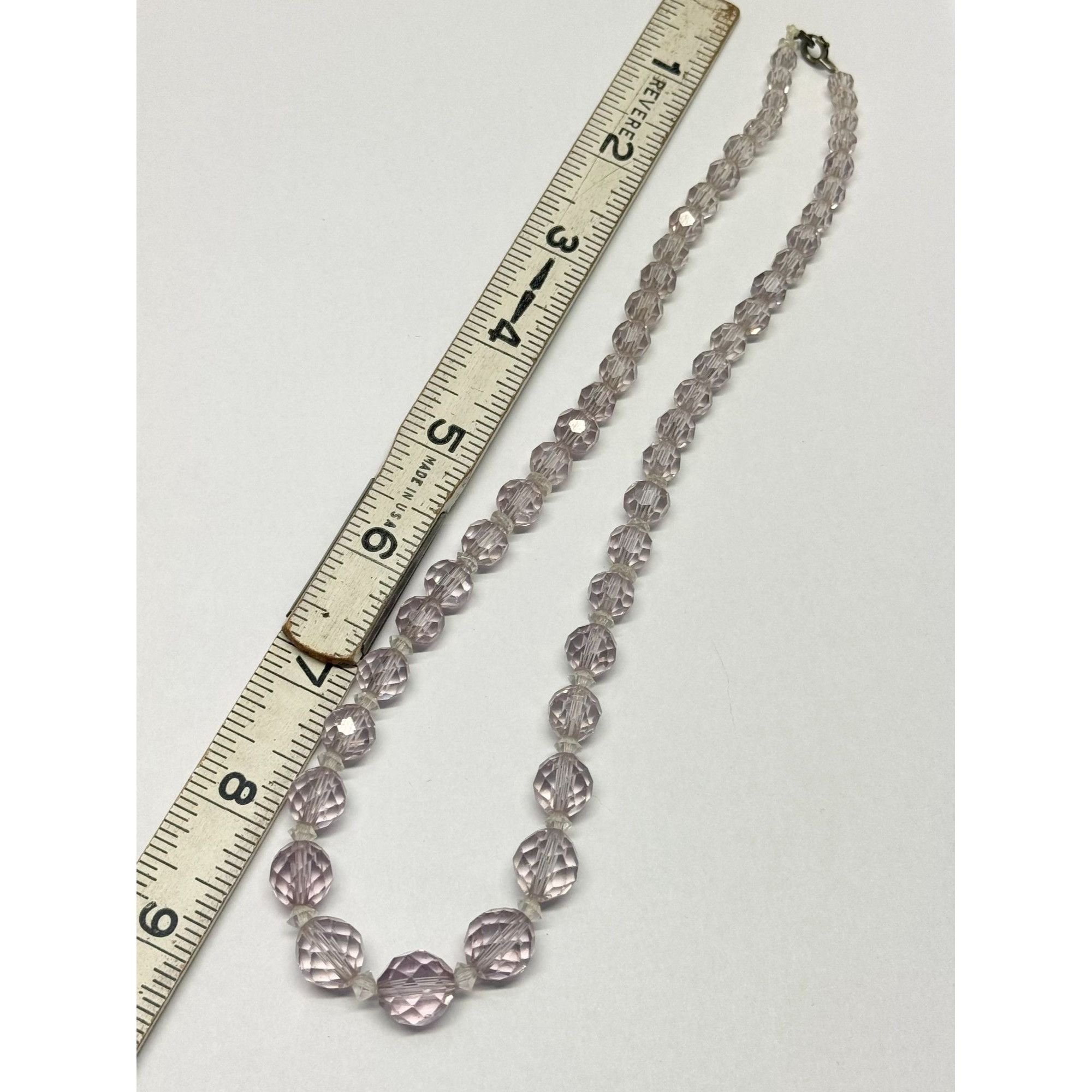Vintage Vintage purple crystal beaded necklace Size ONE SIZE - 4 Thumbnail