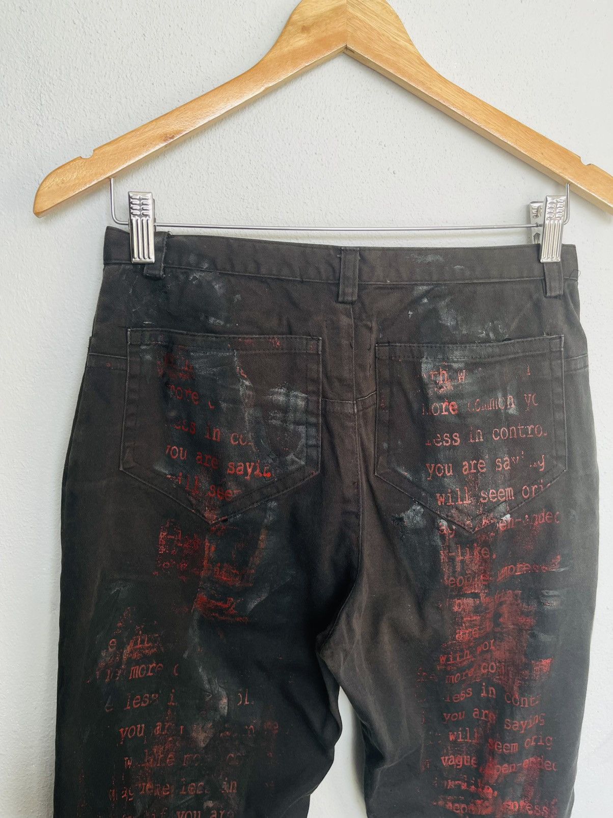 Japanese Brand × Seditionaries Anarchy Poem Punk Design Size US 28 / EU 44 - 8 Thumbnail