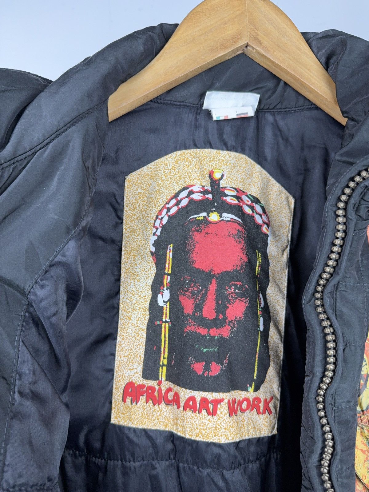 Ellesse Vintage Archive RETRO Ellesse Africa Art Work Ski Jacket 90s Size US L / EU 52-54 / 3 - 12 Thumbnail