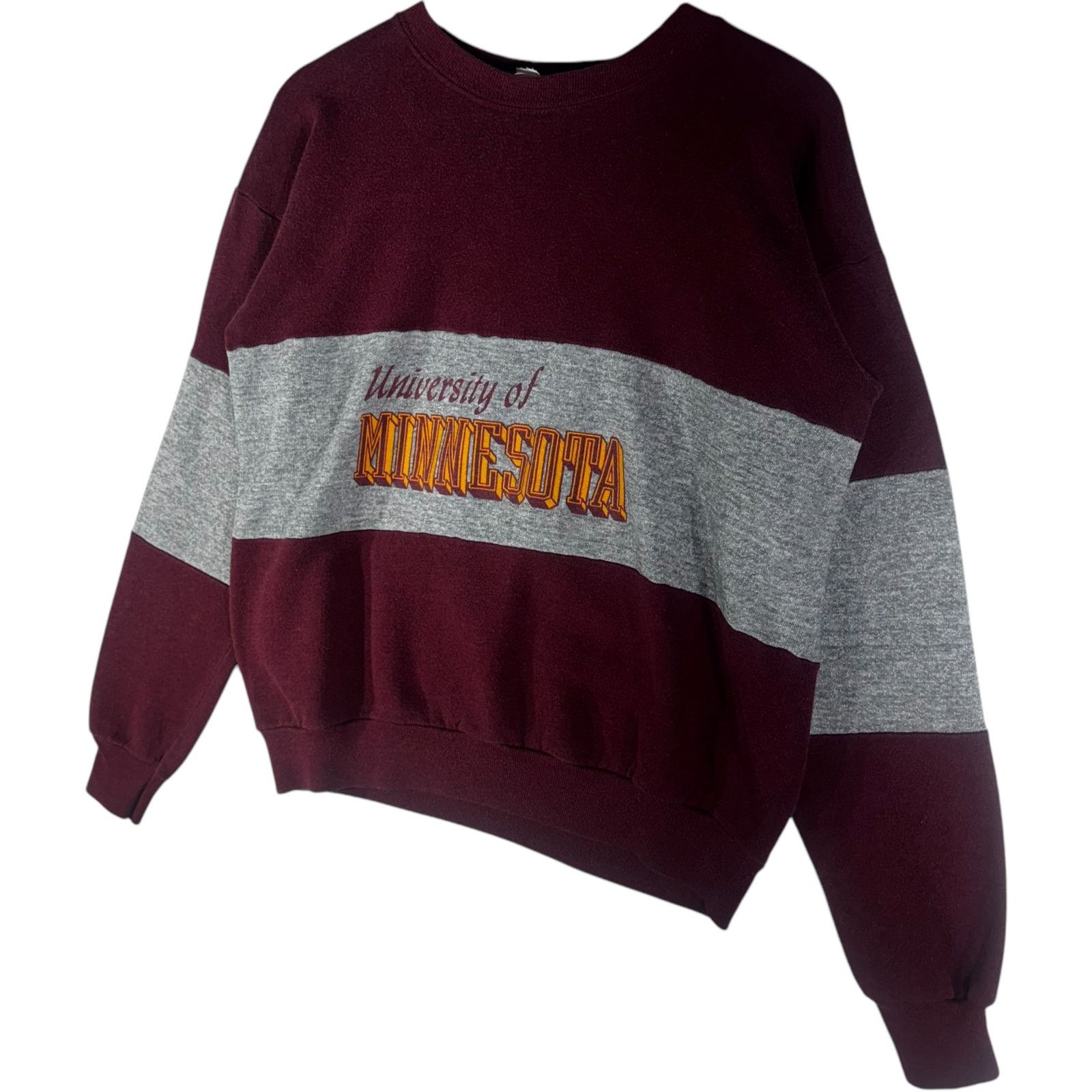 Vintage Vintage University Of Minnesota Spellout Crewneck 90s Size US L / EU 52-54 / 3 - 3 Thumbnail
