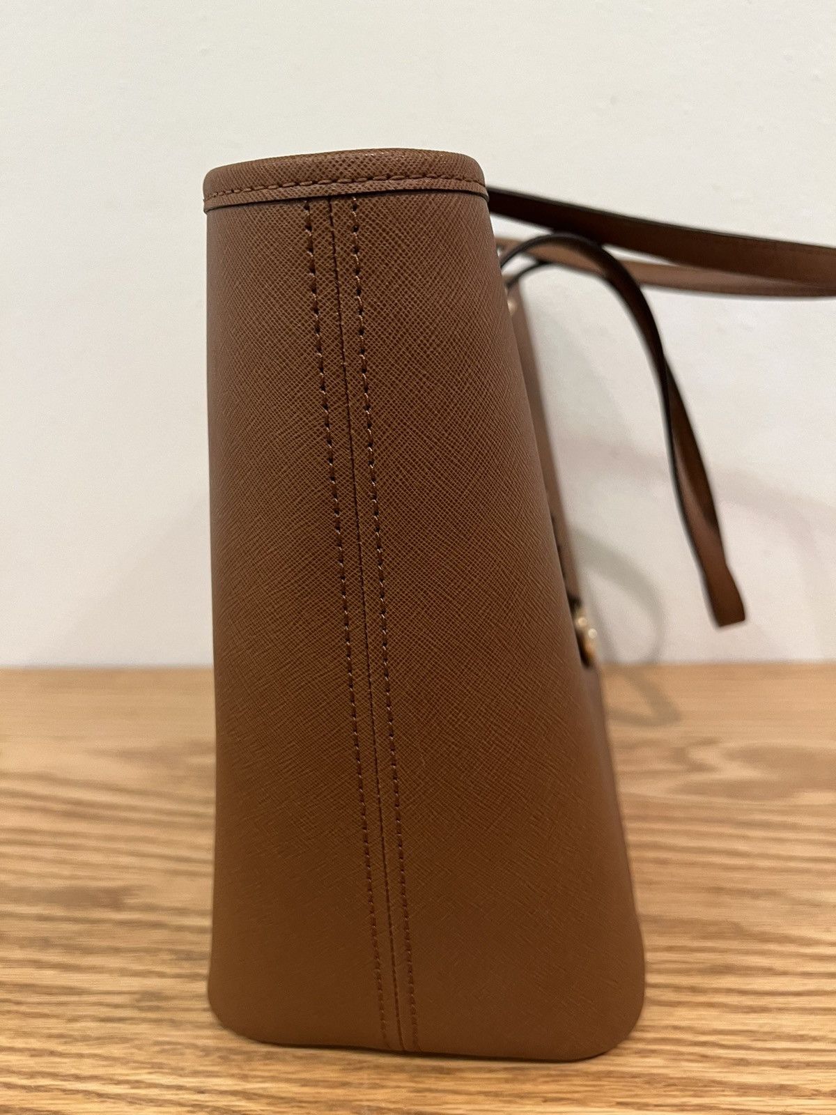 Michael Kors Michael Kors Carryall Brown Leather Shoulder Tote Bag Size ONE SIZE - 6 Thumbnail