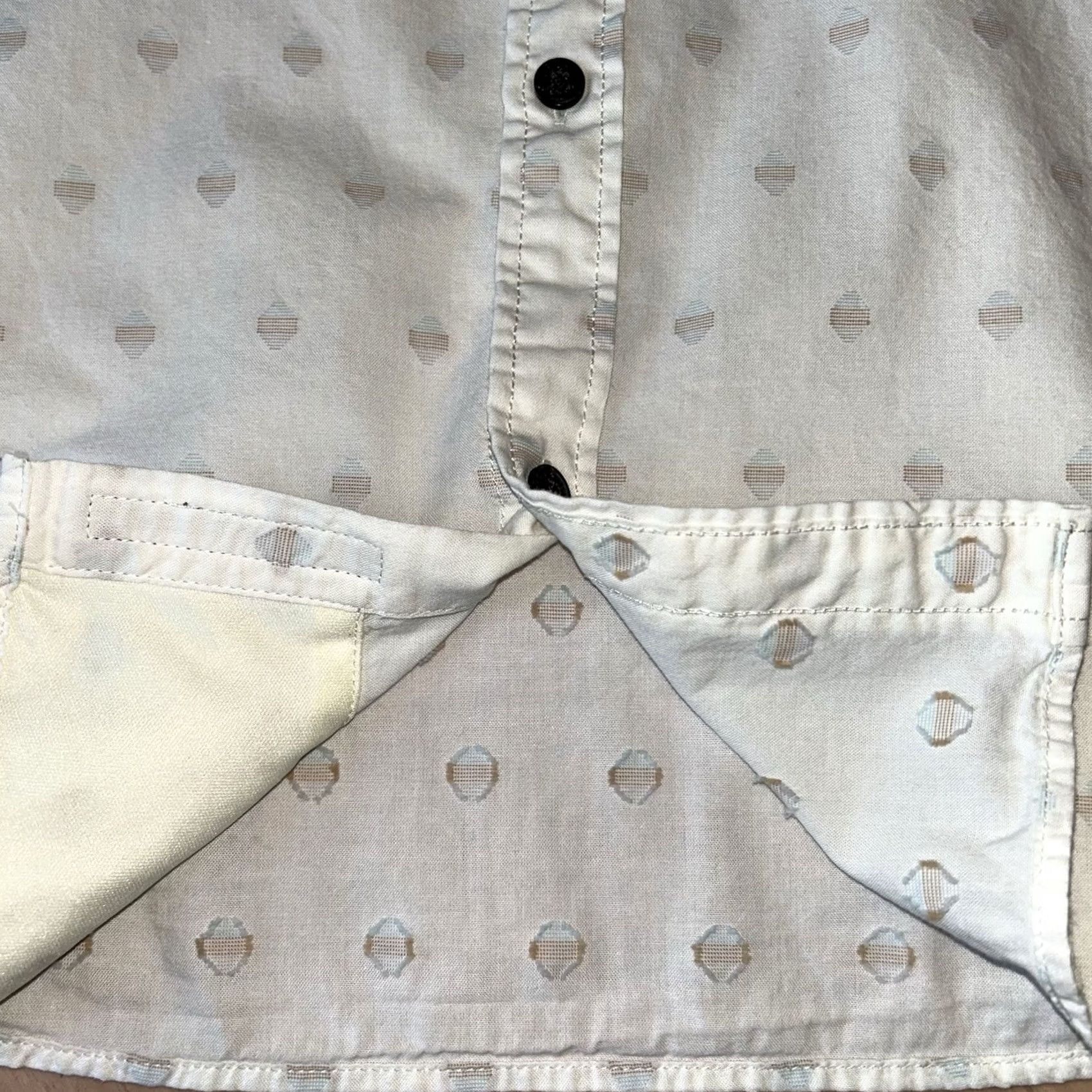 Howler Brothers VINTAGE Howler Bros San Gabriel Button Up Ivory Shirt Short Sleeve Men's XL Size US XL / EU 56 / 4 - 5 Thumbnail