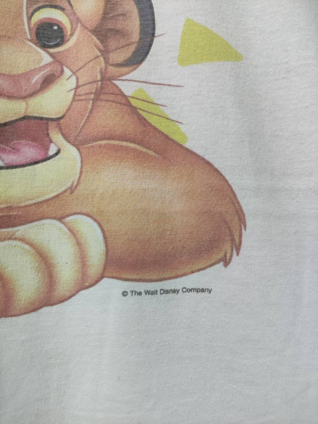 Disney Vtg 00's The Lion King "Simba" Character Promo T-Shirt Size US XL / EU 56 / 4 - 5 Thumbnail