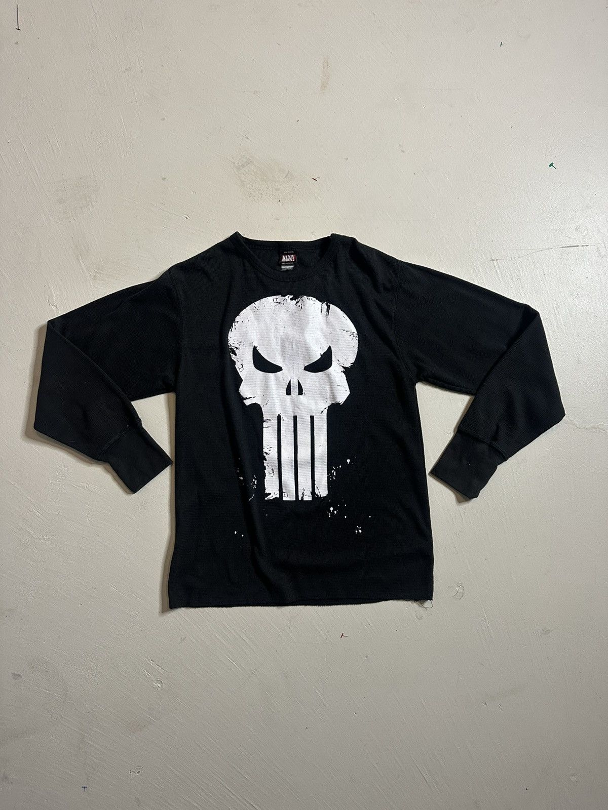 Marvel Comics Y2K 2000s Marvel Punisher Long Sleeve Thermal Shirt Size US L / EU 52-54 / 3 - 3 Thumbnail