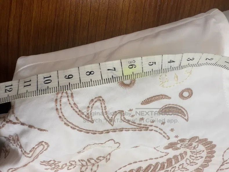 Hermes Hermes White Embroidered Beach Shirt, Size 34, Delicate Em Size XXS / US 00 / IT 34 - 5 Thumbnail