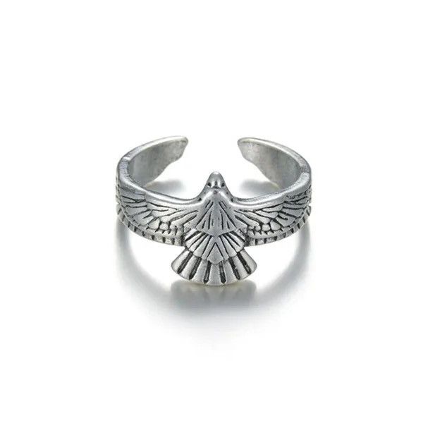Jewelry × Vintage Eagle Punk Rock style Ring Size ONE SIZE - 3 Thumbnail