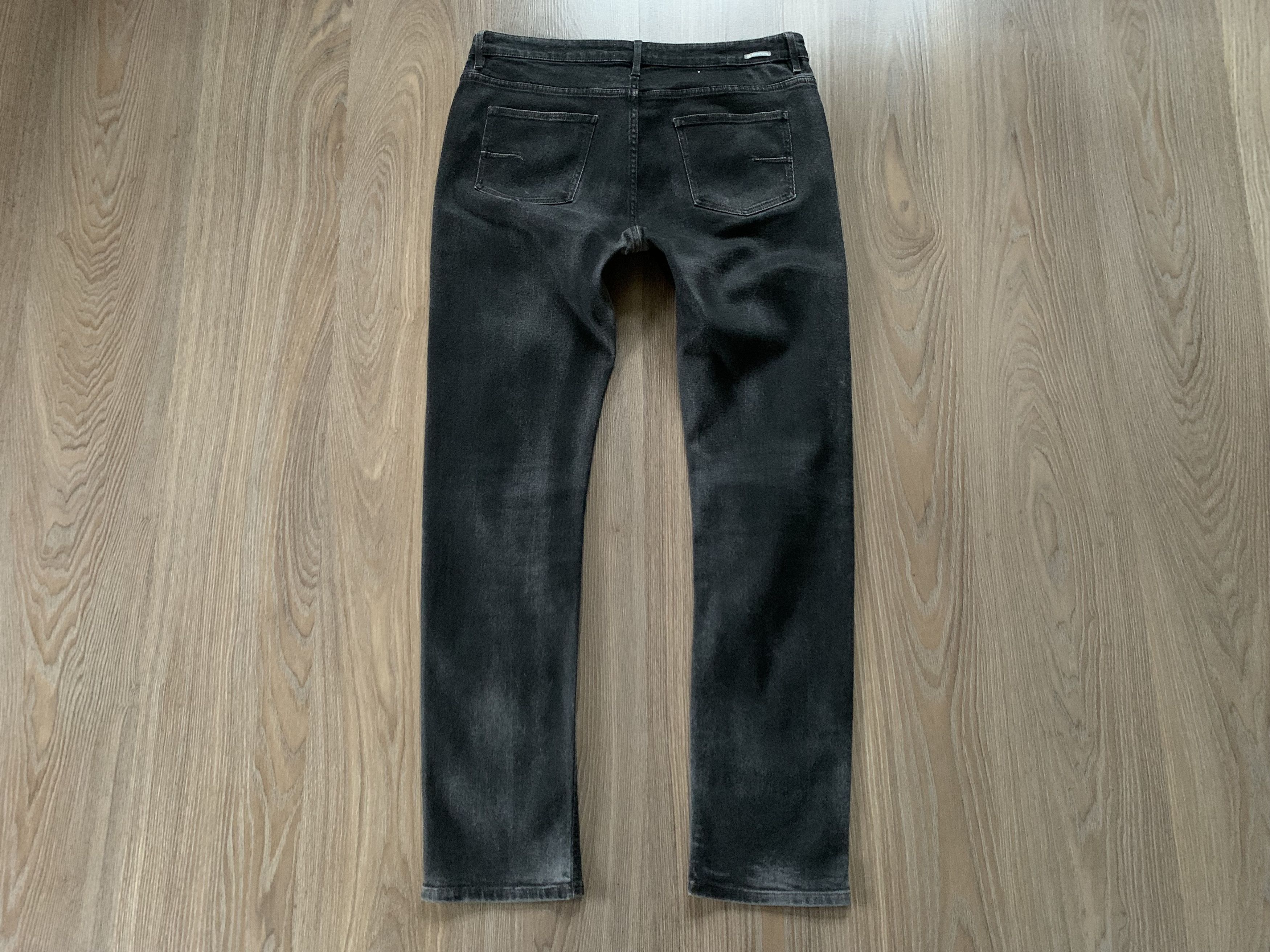 Grifoni Mauro Grifoni Pier Wax Grey Jeans Size US 35 - 3 Thumbnail