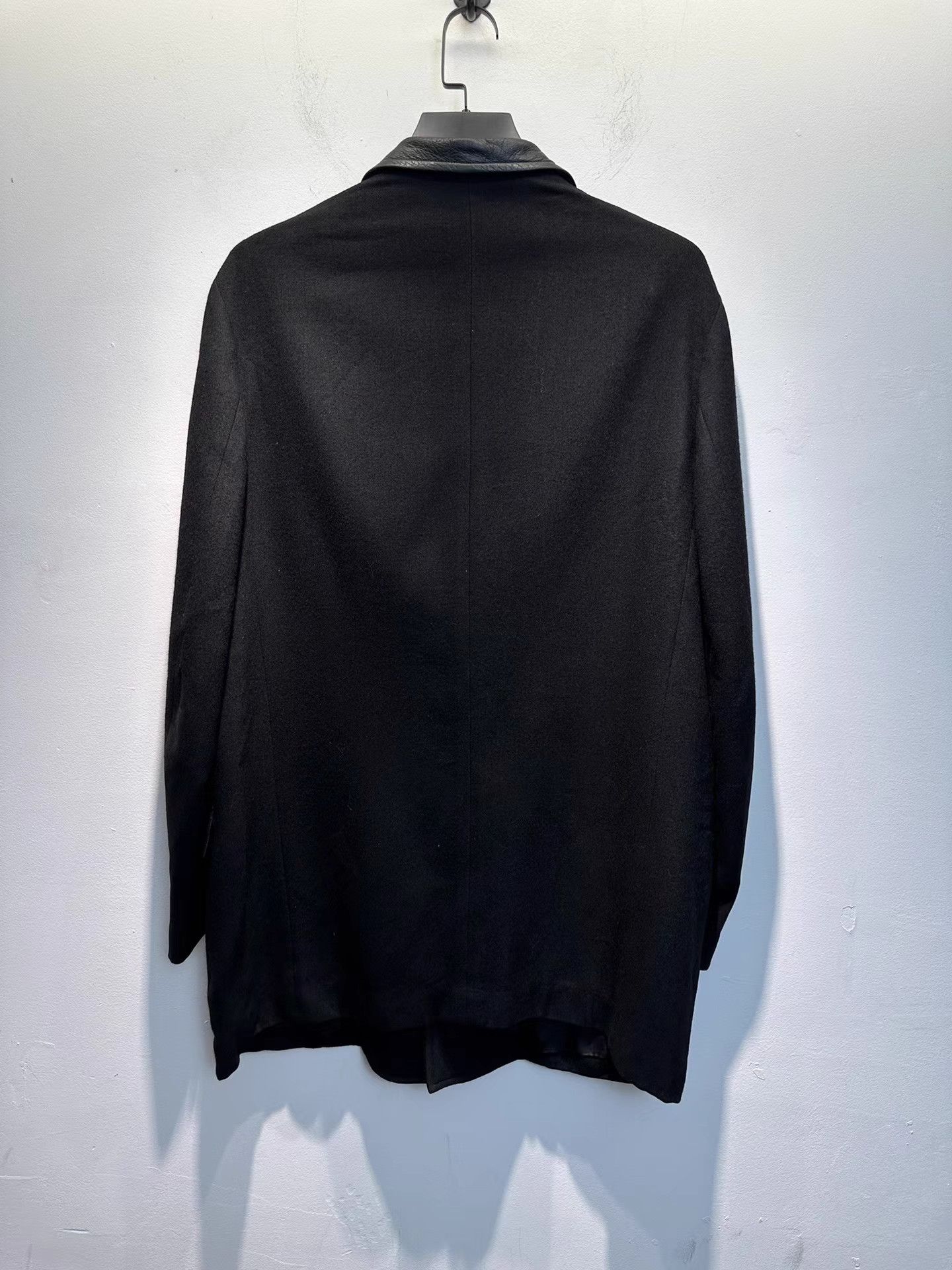 Yohji Yamamoto yohji yamamoto y's for men Leather Trim Zip Blazer K20 Size US L / EU 52-54 / 3 - 5 Thumbnail