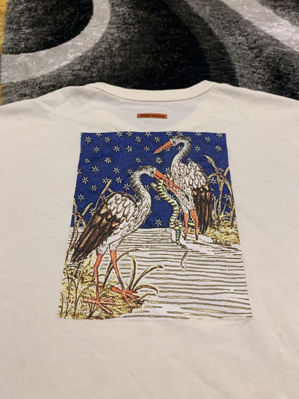 Heron Preston Heron Preston T-Shirt Birds Herons Size ONE SIZE - 4 Thumbnail