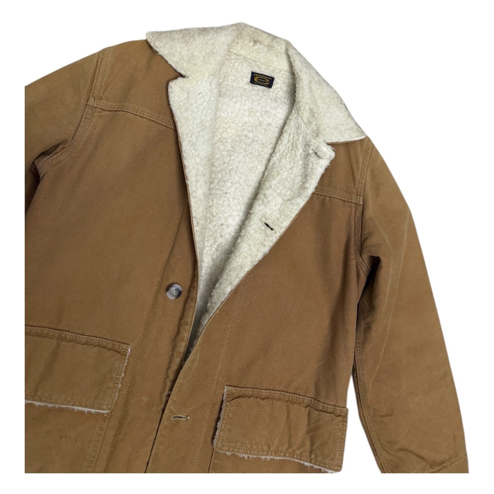 Carhartt RARE CARHARTT Vintage 1960s Snagproof Canvas Chore Coat XS Size US XS / EU 42 / 0 - 3 Thumbnail