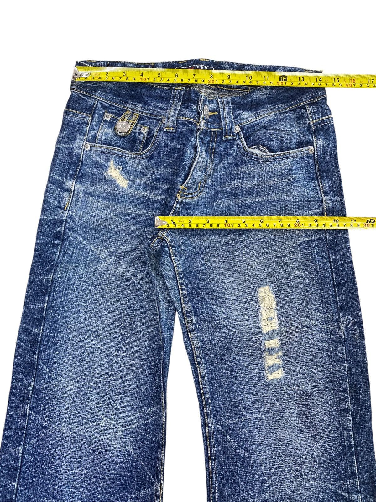 Other Africataro Brand Thunder Faded Wash Style Flare Jeans Size US 28 / EU 44 - 5 Thumbnail