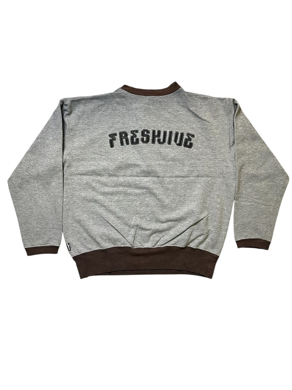 Freshjive Vintage 90s Freshjive Quarter Zip Sweatshirt Size US L / EU 52-54 / 3 - 2 Thumbnail