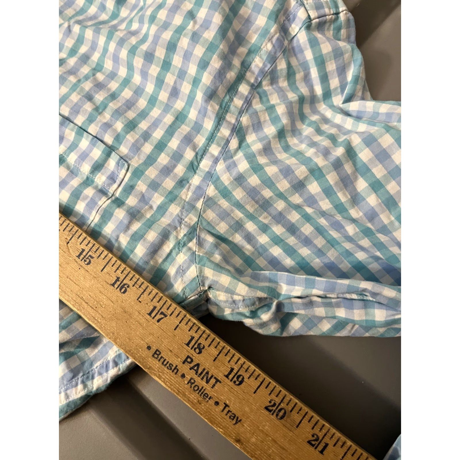 J.Crew J. Crew Men's Shirt Slim Fit Button-Down Blue Gingham Size Small Woven Plaid Casual Buttons Shirt Slim Fit Mens Blue Pocketed Logo (if logo present) Size US S / EU 44-46 / 1 - 4 Thumbnail