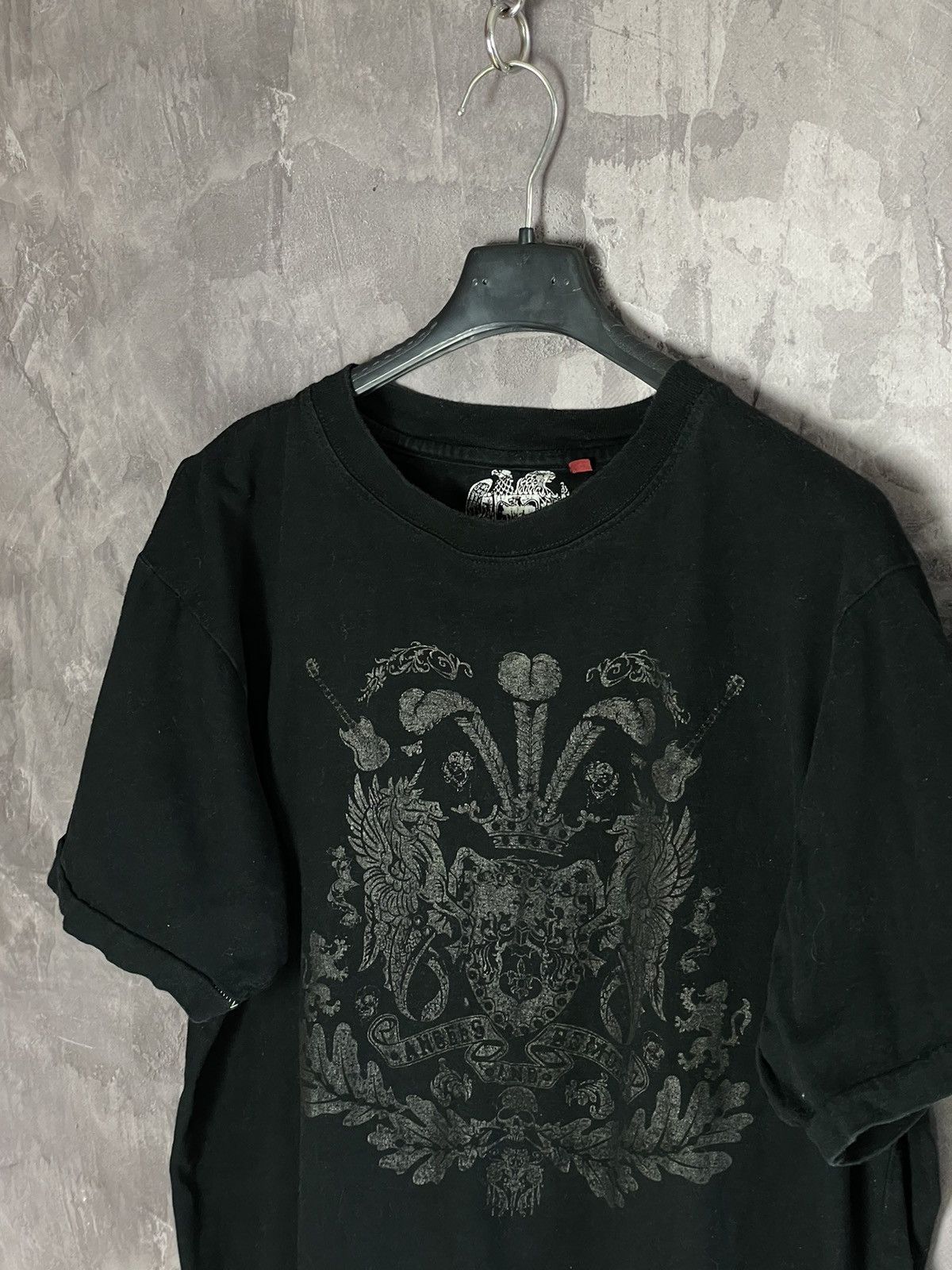 Affliction × Vintage Crazy Y2K Affliction Style Cyber Grunge Punk Black Tee Size US L / EU 52-54 / 3 - 5 Thumbnail