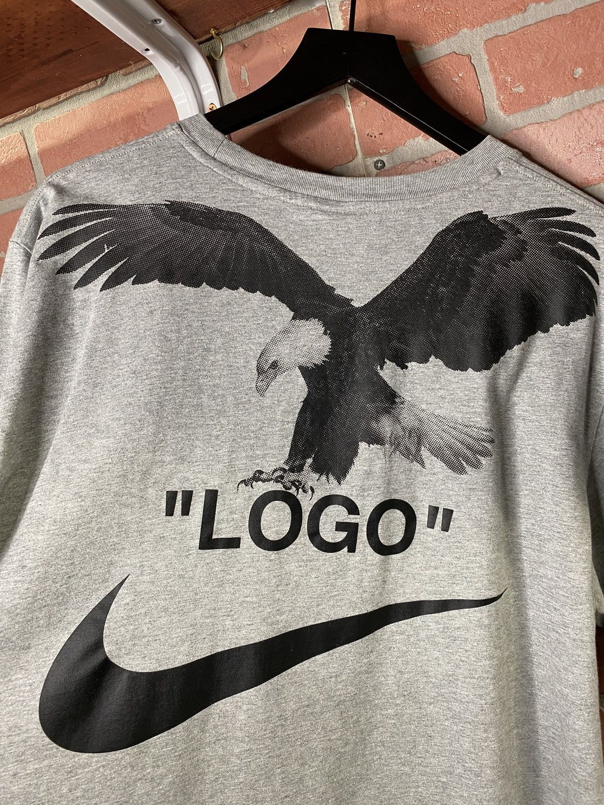 Off-White Off-White Nike T-Shirt Grey Virgil Abloh Tee Size Large Size US L / EU 52-54 / 3 - 4 Thumbnail