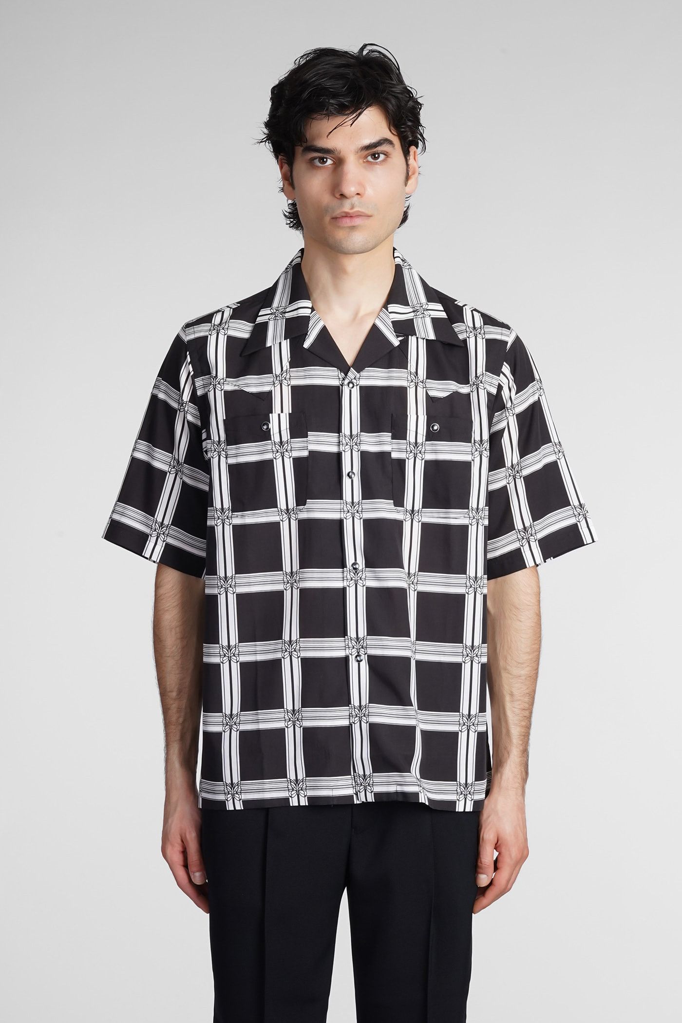 Needles o1y0225 Checked Shirt in Black/White Size US XS / EU 42 / 0 - 4 Thumbnail