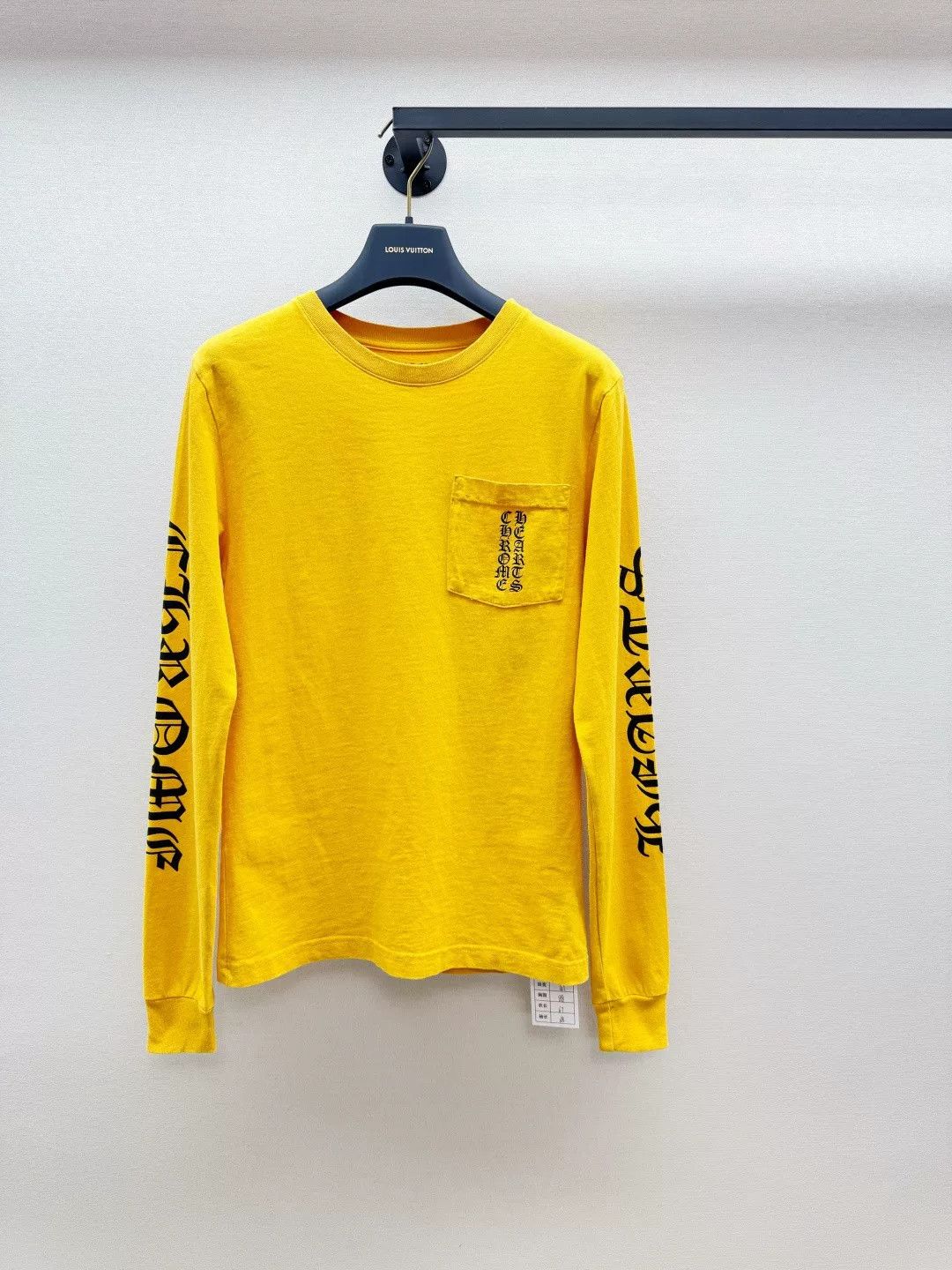 Chrome Hearts Chrome Hearts Yellow Sanskrit Long-Sleeve Top Size US S / EU 44-46 / 1 - 1 Thumbnail