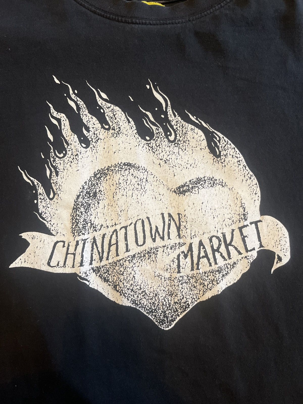 Other Chinatown Market flaming heart tee Size US M / EU 48-50 / 2 - 2 Thumbnail