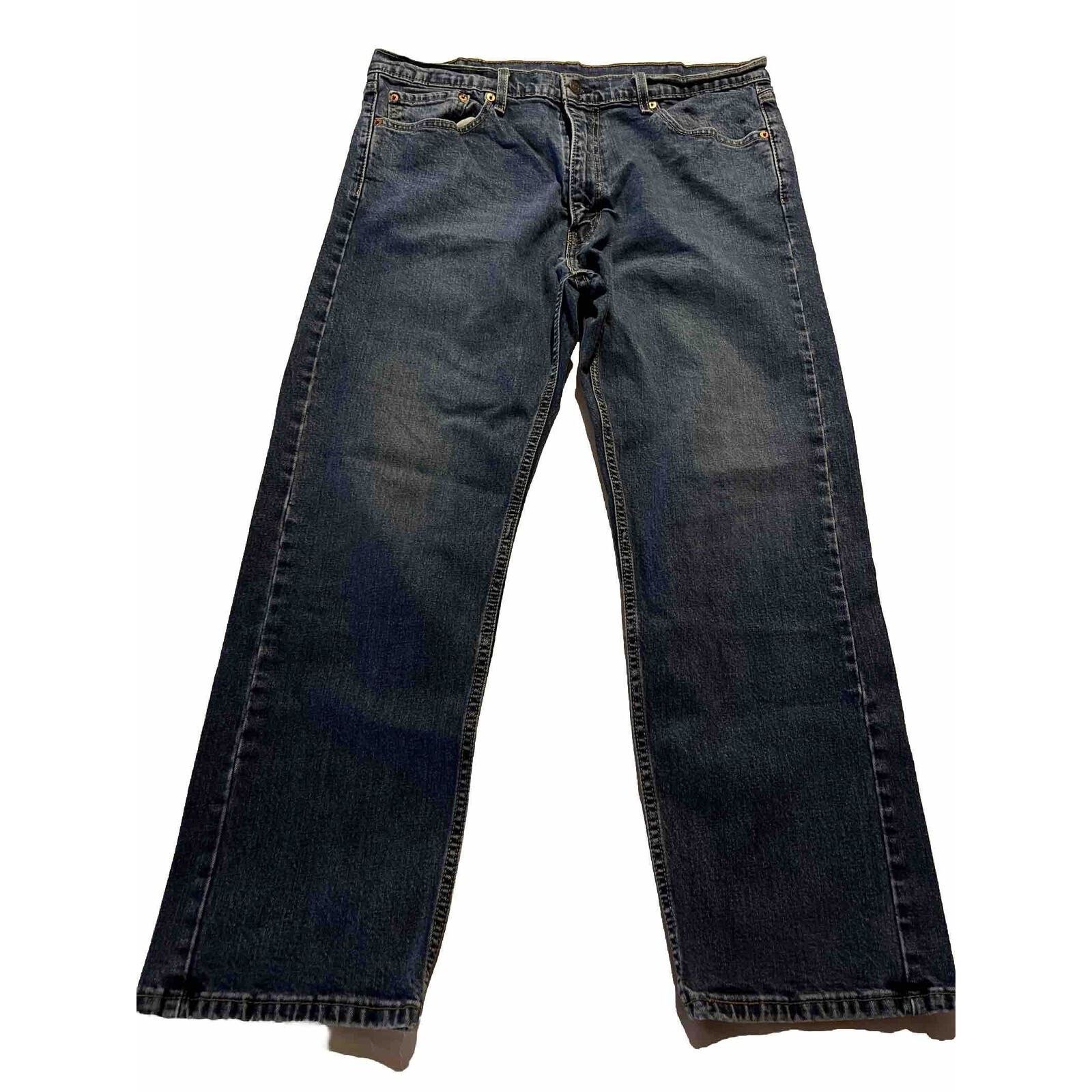 Levi's Levis 505 Jeans Mens 38x30 Denim Dark Wash Cotton Blue Y2k Size US 38 / EU 54 - 1 Thumbnail