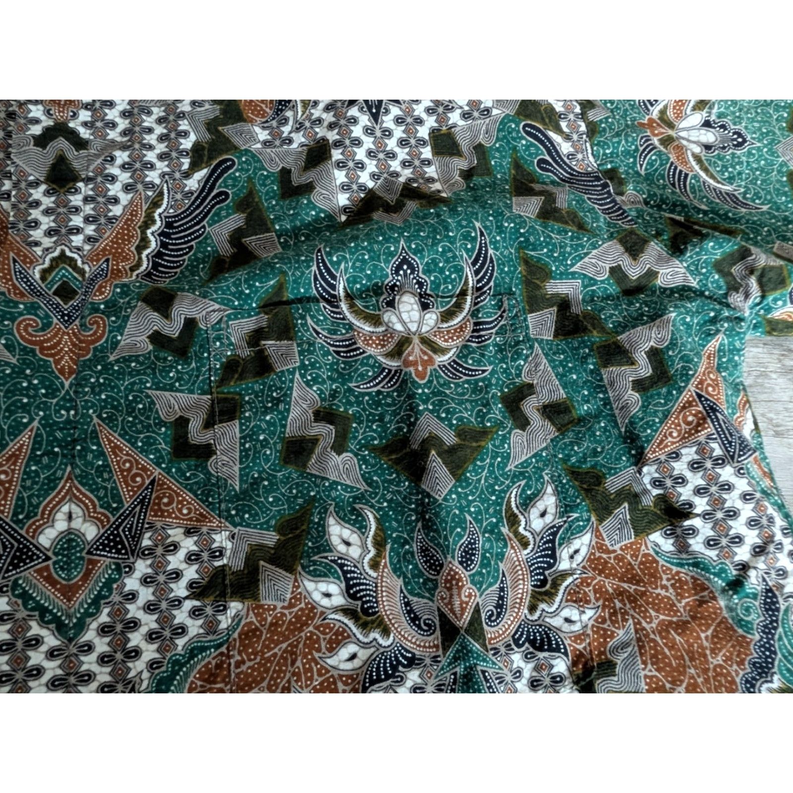 Vintage Singapore Collection Mens Short Sleeve Button Up Shirt All Over Print AOP XL EUC Size US XL / EU 56 / 4 - 5 Thumbnail