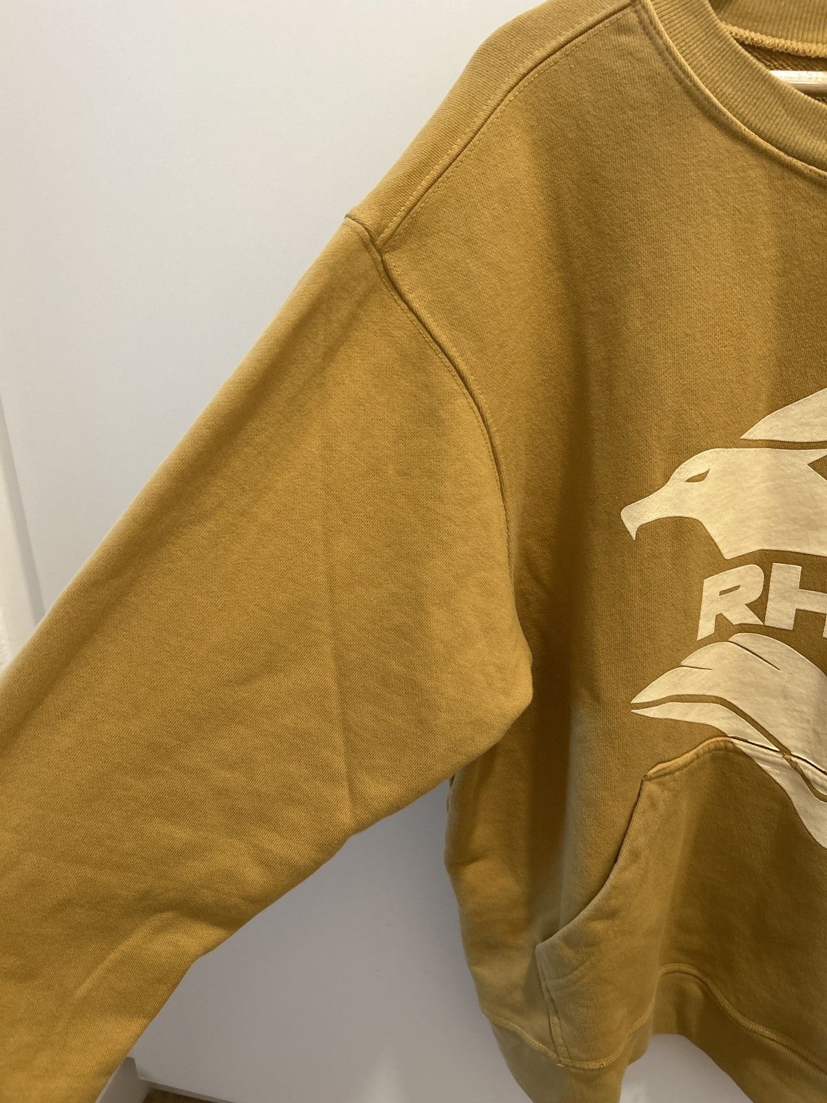Rhude Rare Rhude Eagle Mustard Crewneck!! Size US M / EU 48-50 / 2 - 5 Thumbnail