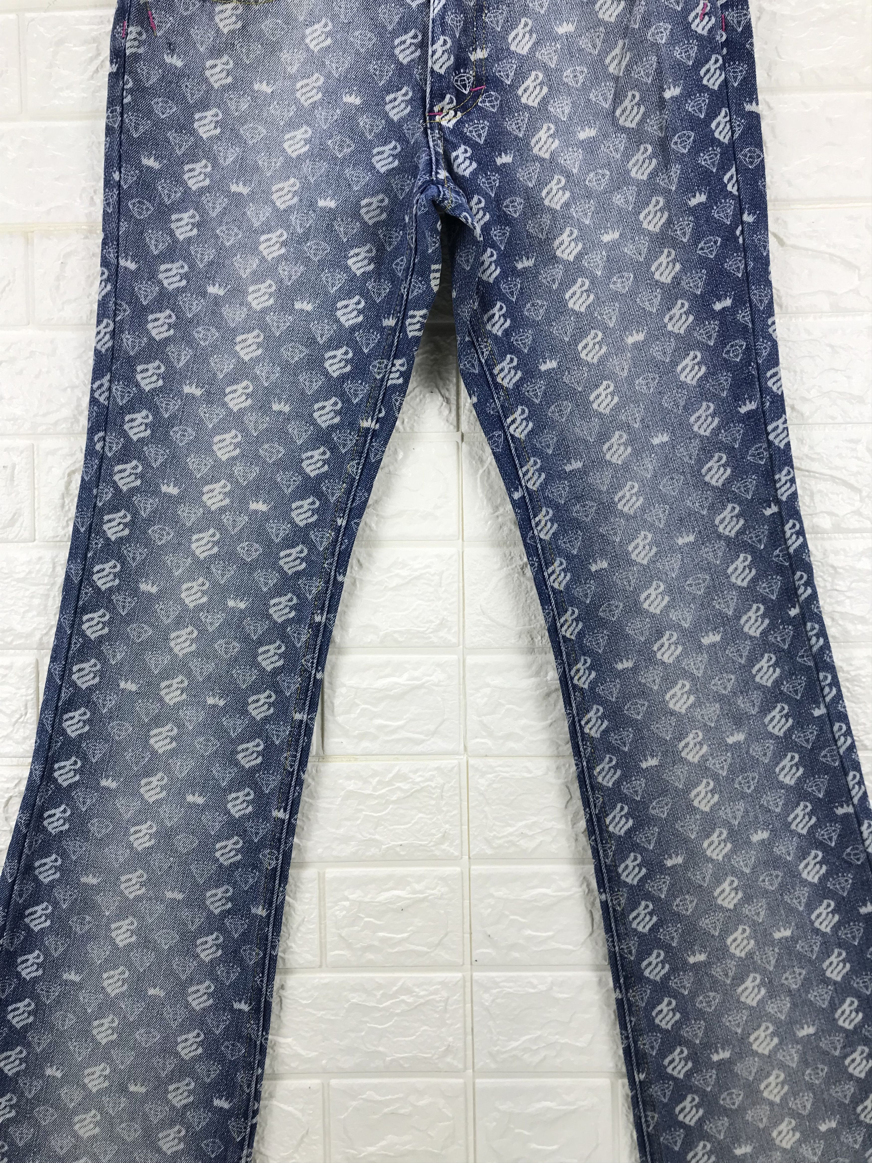 Rocawear Vintage Rocawear Monogram Bell Bottom Flare Jeans Size 29" - 3 Thumbnail