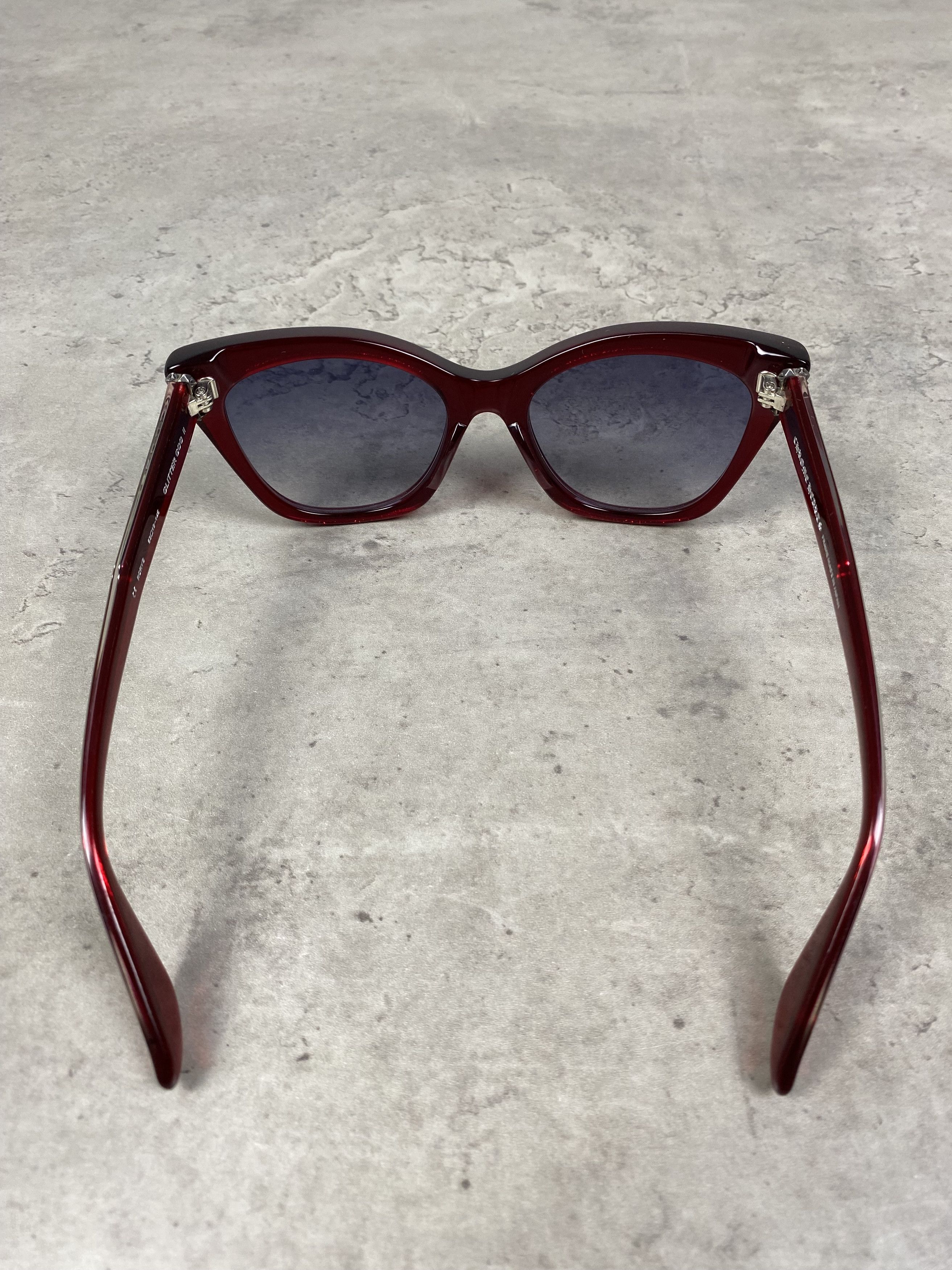 Chrome Hearts Chrome Hearts GLITTER GOO II RCRYS Sunglasses Red Size ONE SIZE - 14 Thumbnail
