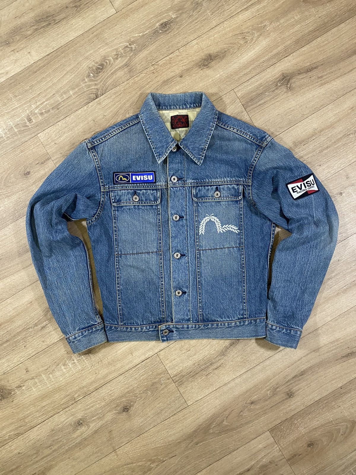 Evisu × Japanese Brand × Vintage Rare Evisu Racing Genes Jacket | Grailed