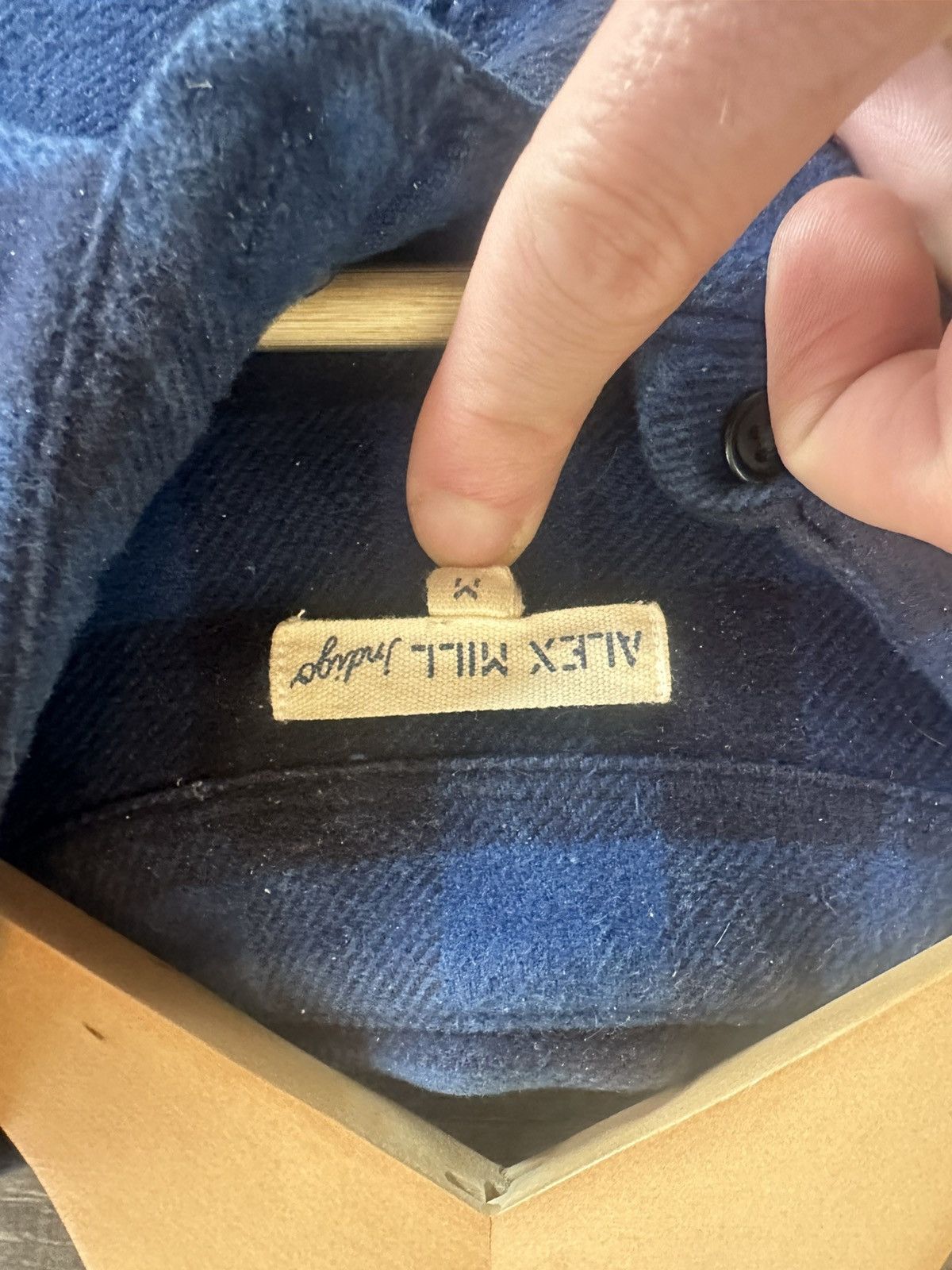 Alex Mill Alex mill indigo flannel shirt Size US M / EU 48-50 / 2 - 5 Thumbnail