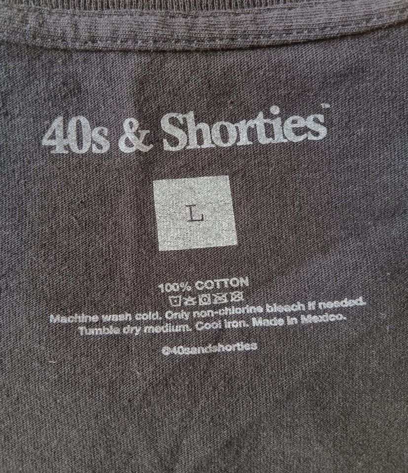 40's & Shorties 40s & Shorties Trippy Black T-Shirt (Discontinued/Sold Out!) Size US L / EU 52-54 / 3 - 3 Thumbnail