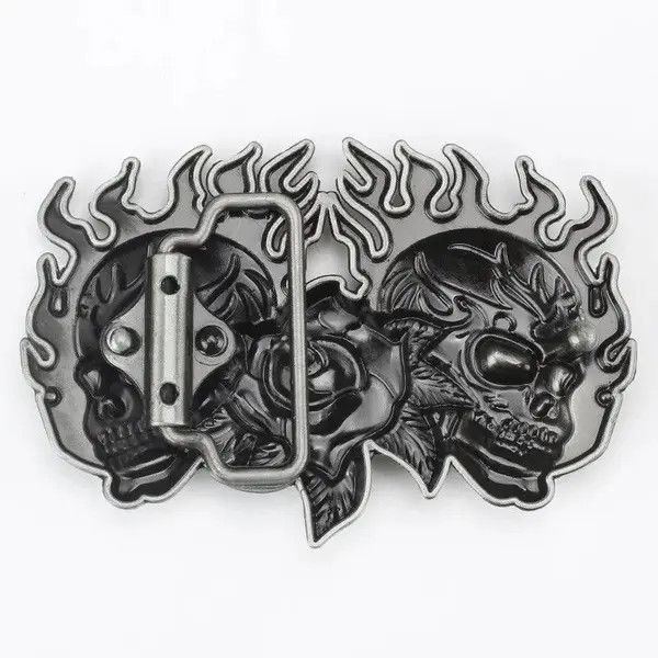 Japanese Brand Skull skeleton buckle head ( buckle only ) Size ONE SIZE - 2 Thumbnail