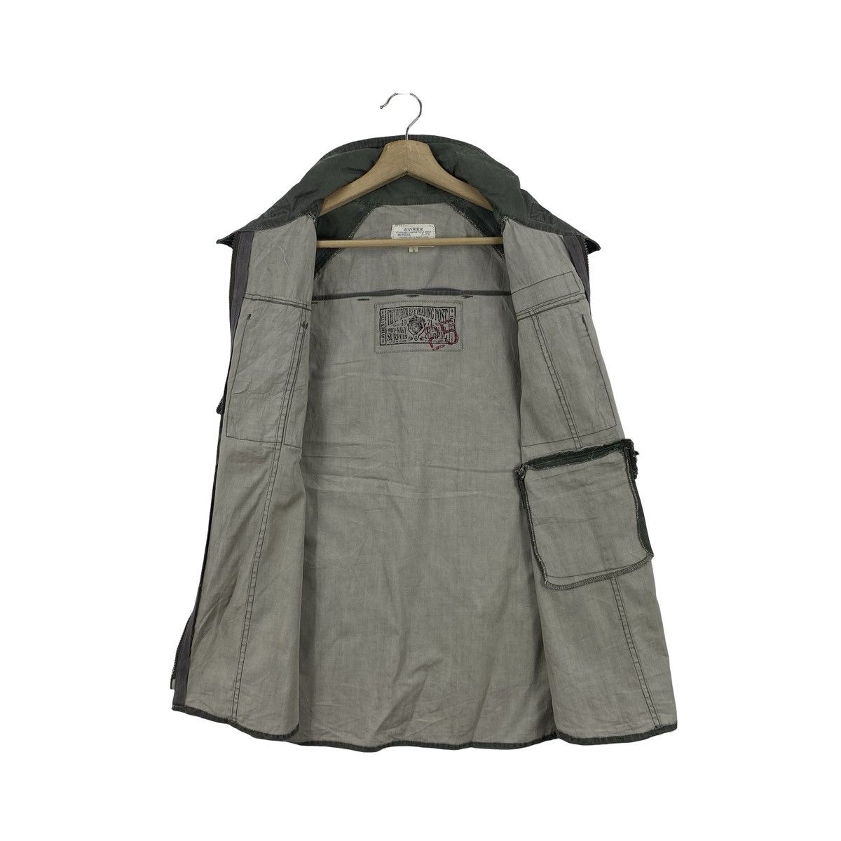 Avirex Vintage AVIREX Tactical Utility Vest Military Pocket Zip Up Size US L / EU 52-54 / 3 - 7 Thumbnail