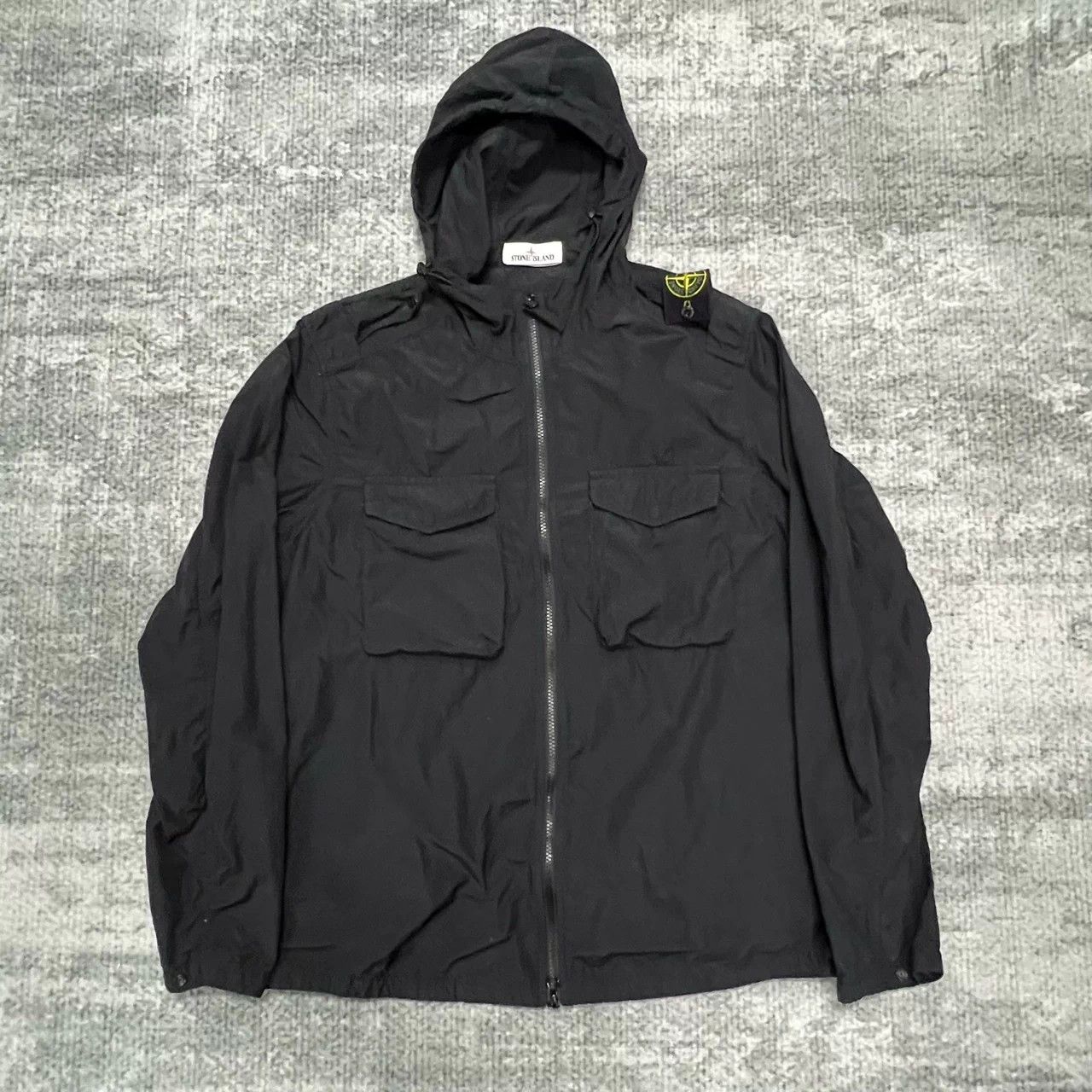 Stone Island Stone Island Metallic Nylon Black XL Mint Jacket Size US XL / EU 56 / 4 - 1 Thumbnail