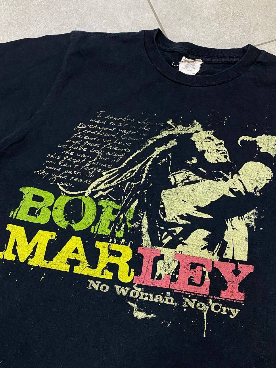 Bob Marley Vintage Bob Marley 2007 No Woman No Cry Promo Print T-Shirt Size US M / EU 48-50 / 2 - 7 Thumbnail