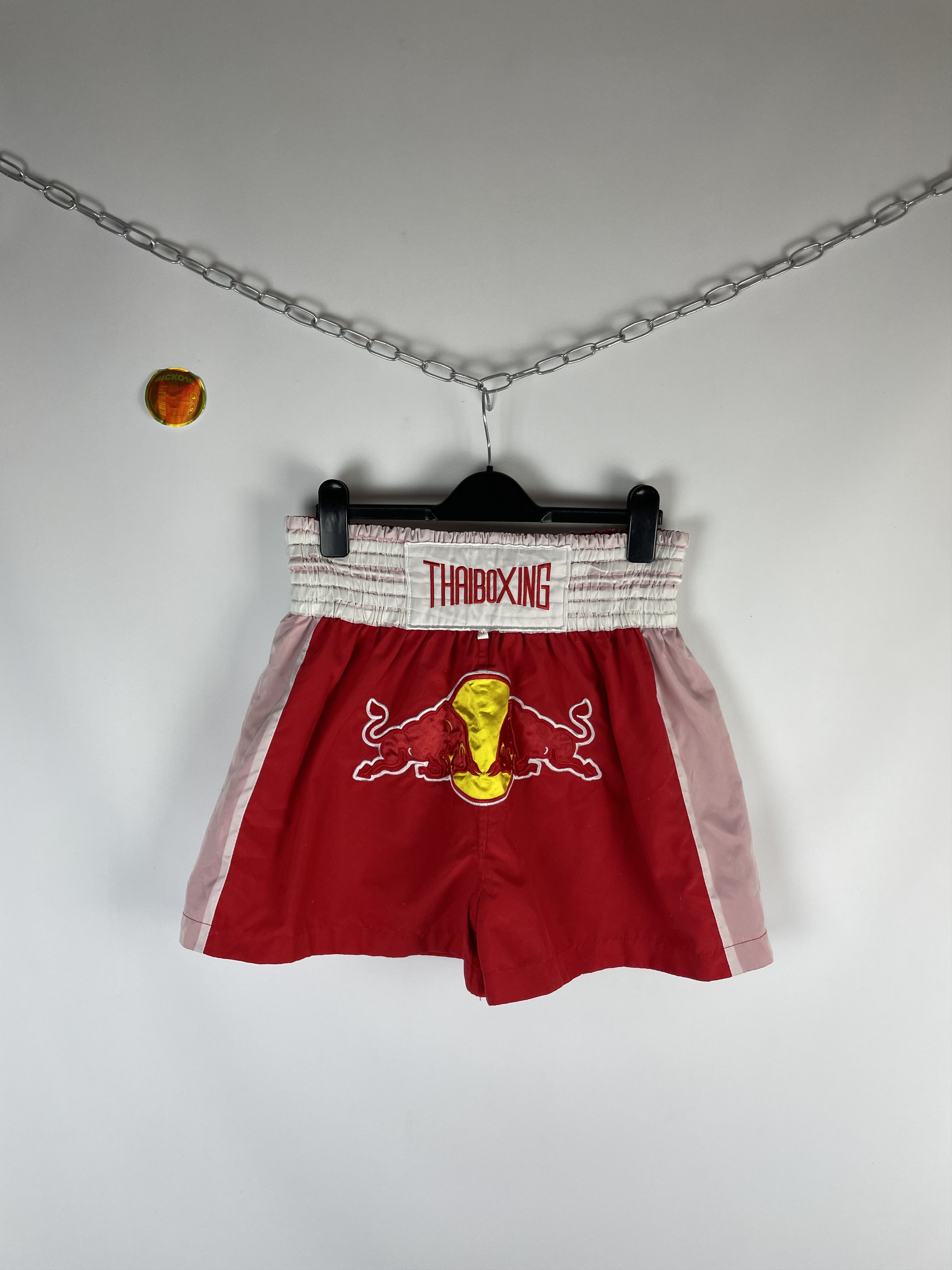 Red Bull × Vintage Red Bull Vintage Thaiboxing Shorts Size US 36 / EU 52 - 1 Thumbnail