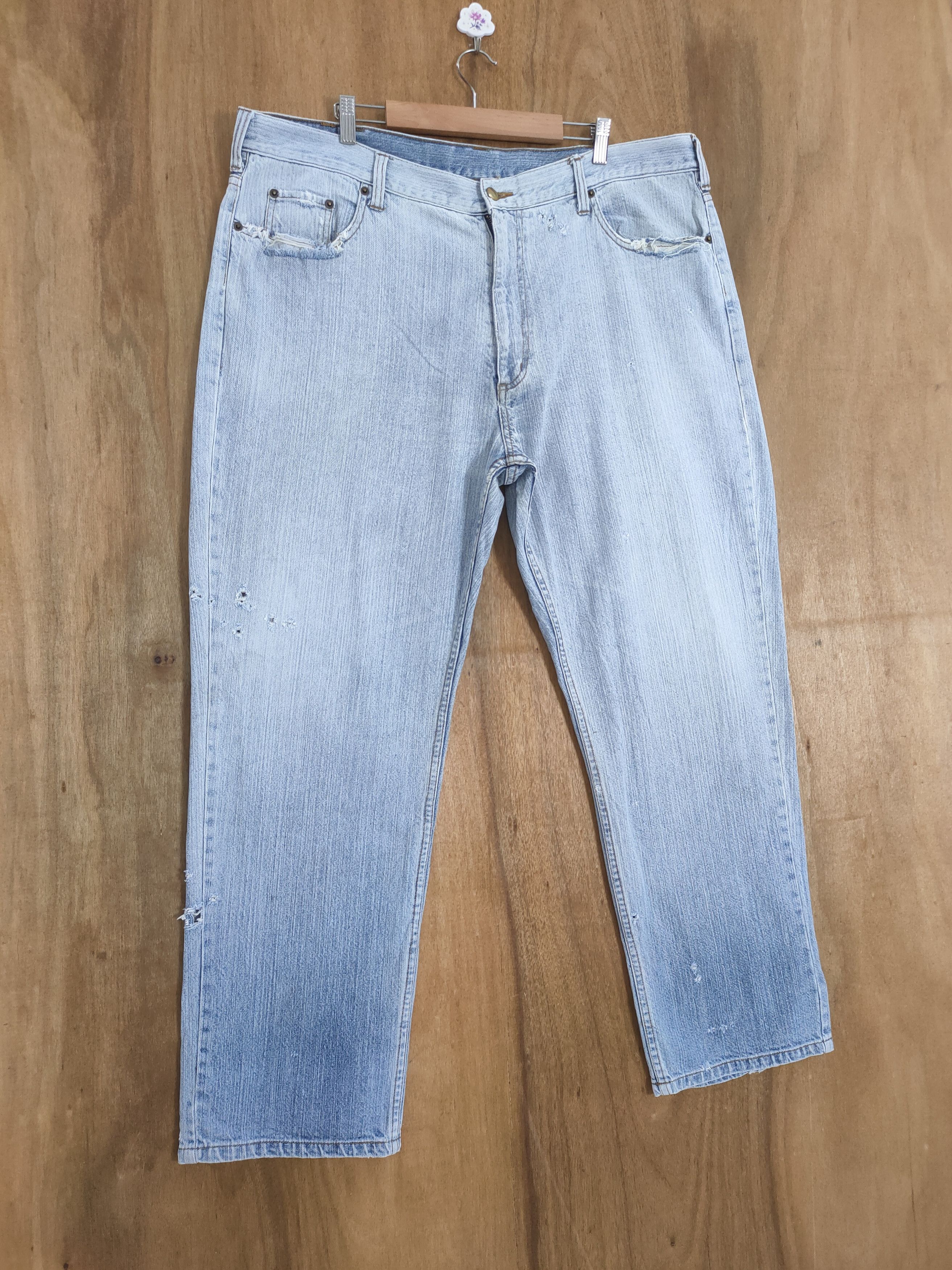 Japanese Brand × Jean VINTAGE CASER FADED DISTRESSED JEANS PANTS Size US 42 / EU 58 - 1 Thumbnail
