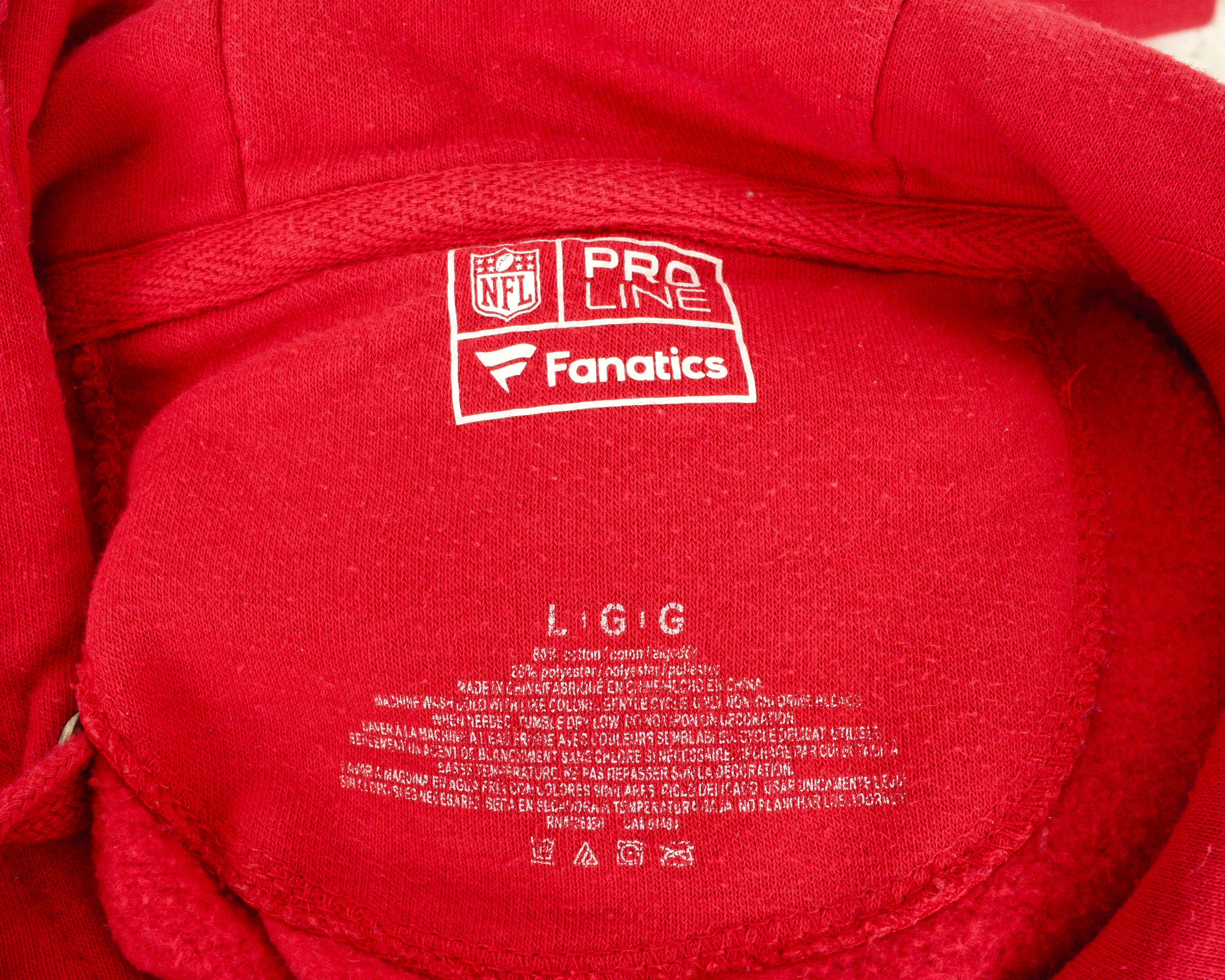 NFL Fanatics Mens L Hoodie Jumper Sweatshirt Top #02 Raheem Size US L / EU 52-54 / 3 - 5 Thumbnail