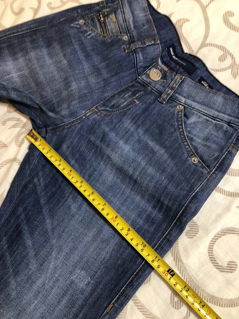 Miss Sixty Miss Sixty Diablo Slim Straight Leg Jeans Womens Destroyed Size 25" / US 0 / IT 36 - 12 Thumbnail