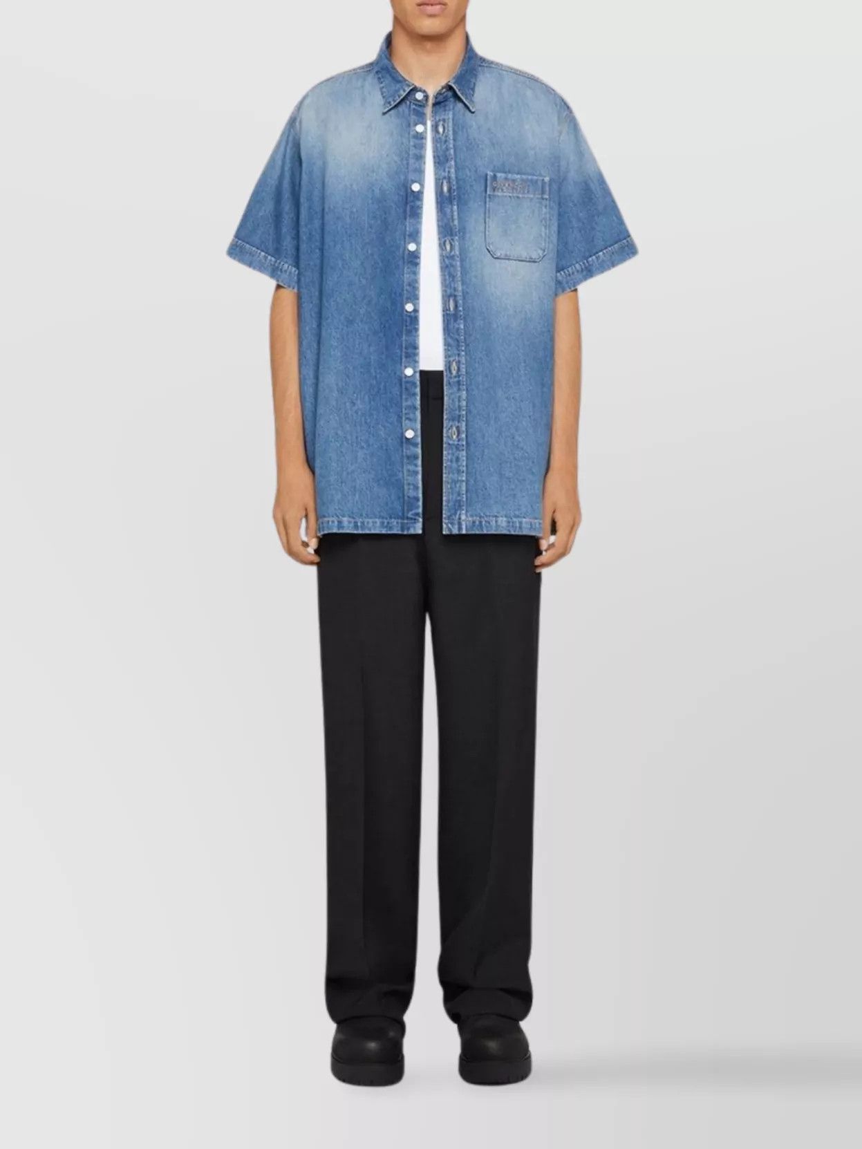 Givenchy o1srvl11e0125 Shirt in Denim Size US XXL / EU 58 / 5 - 2 Thumbnail
