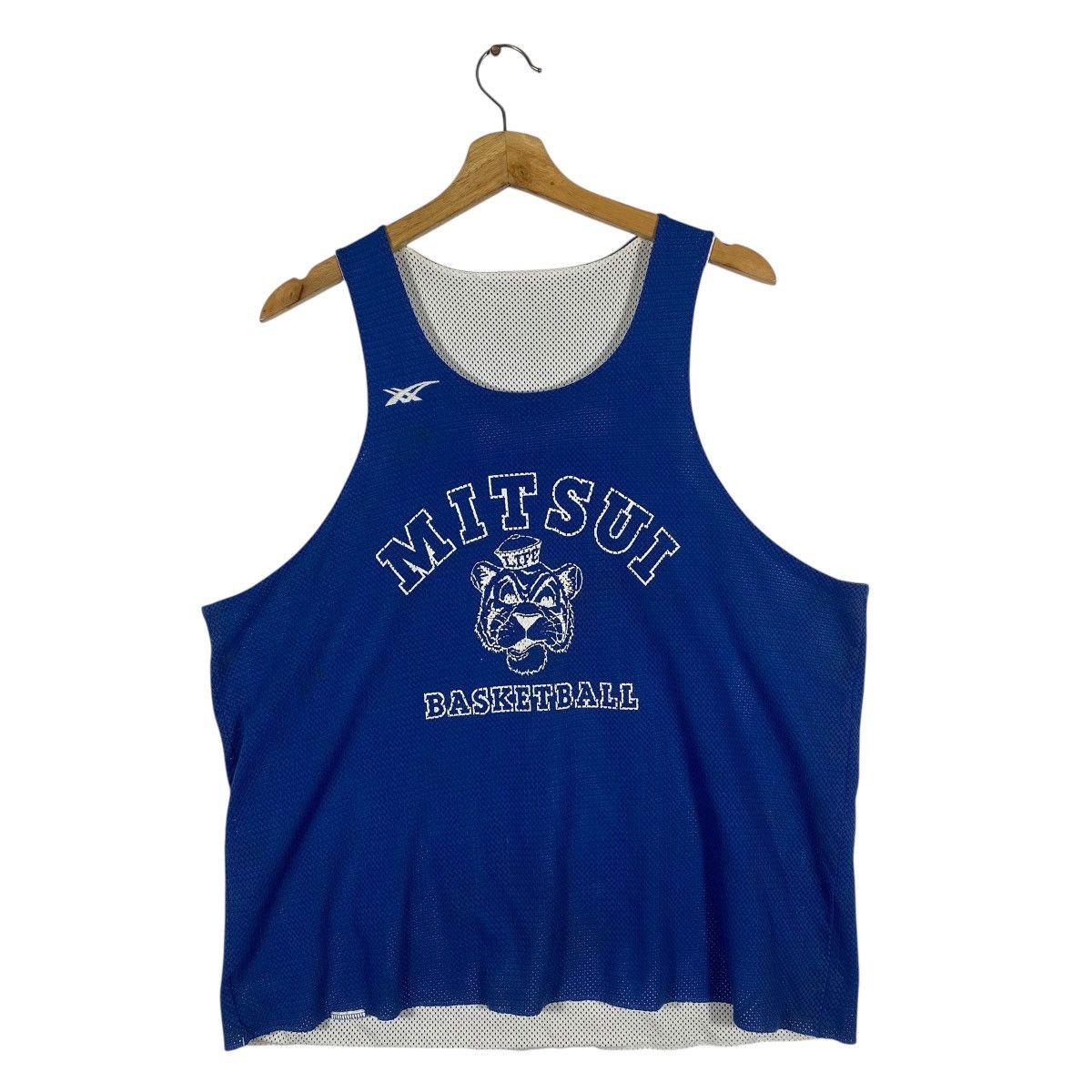 Japanese Brand Mitsui Basketball reversible mesh Jersey (fit size M) Size US M / EU 48-50 / 2 - 1 Thumbnail