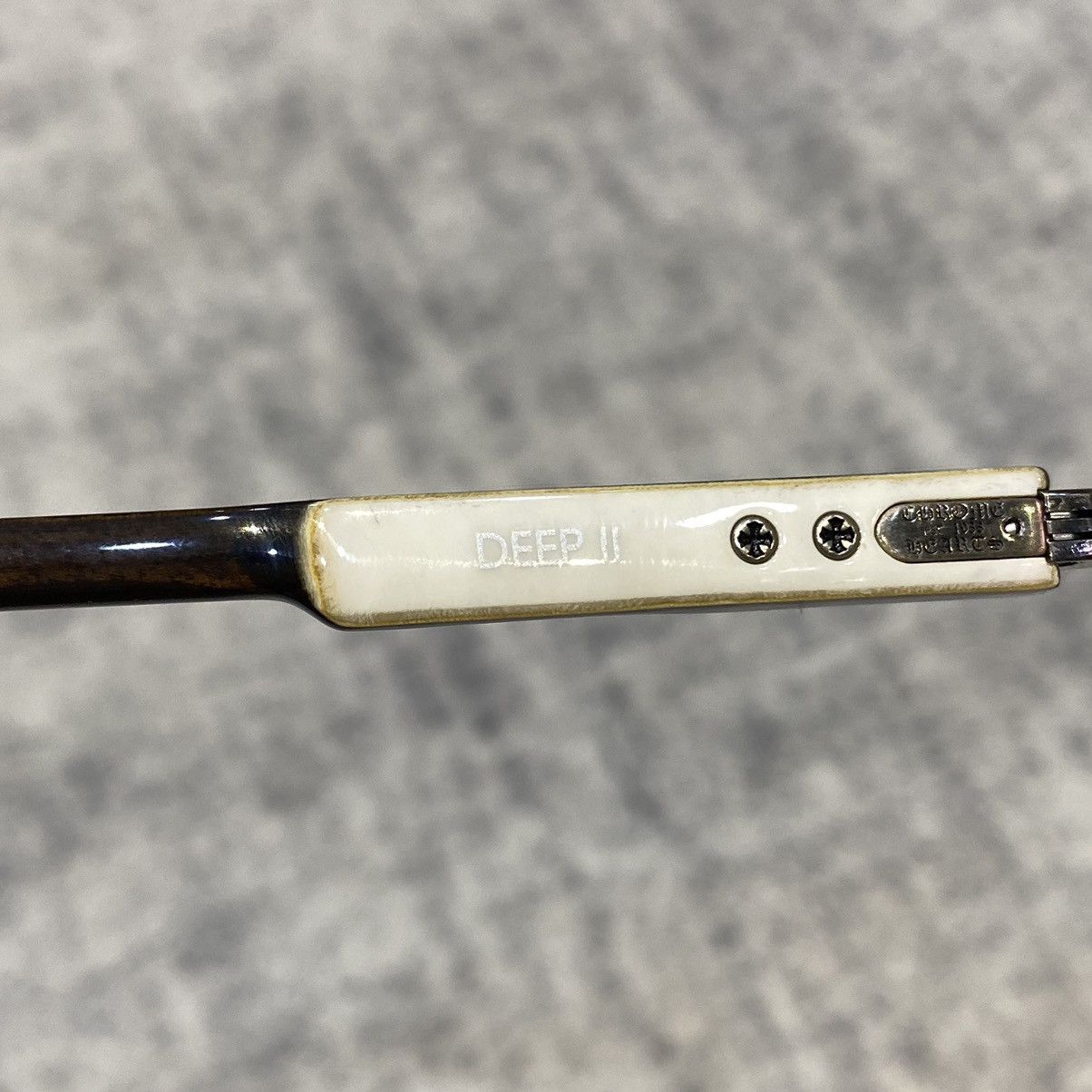 Chrome Hearts DEEP II GOLD PLATED - WHITE EBONY - PIANO VARNISH Size ONE SIZE - 9 Thumbnail