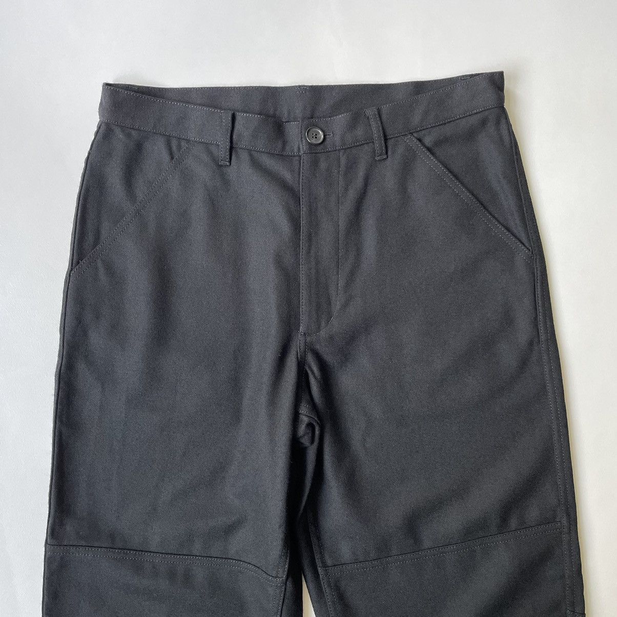Comme des Garcons Black Twill Wool Utility Trousers Size US 32 / EU 48 - 2 Thumbnail