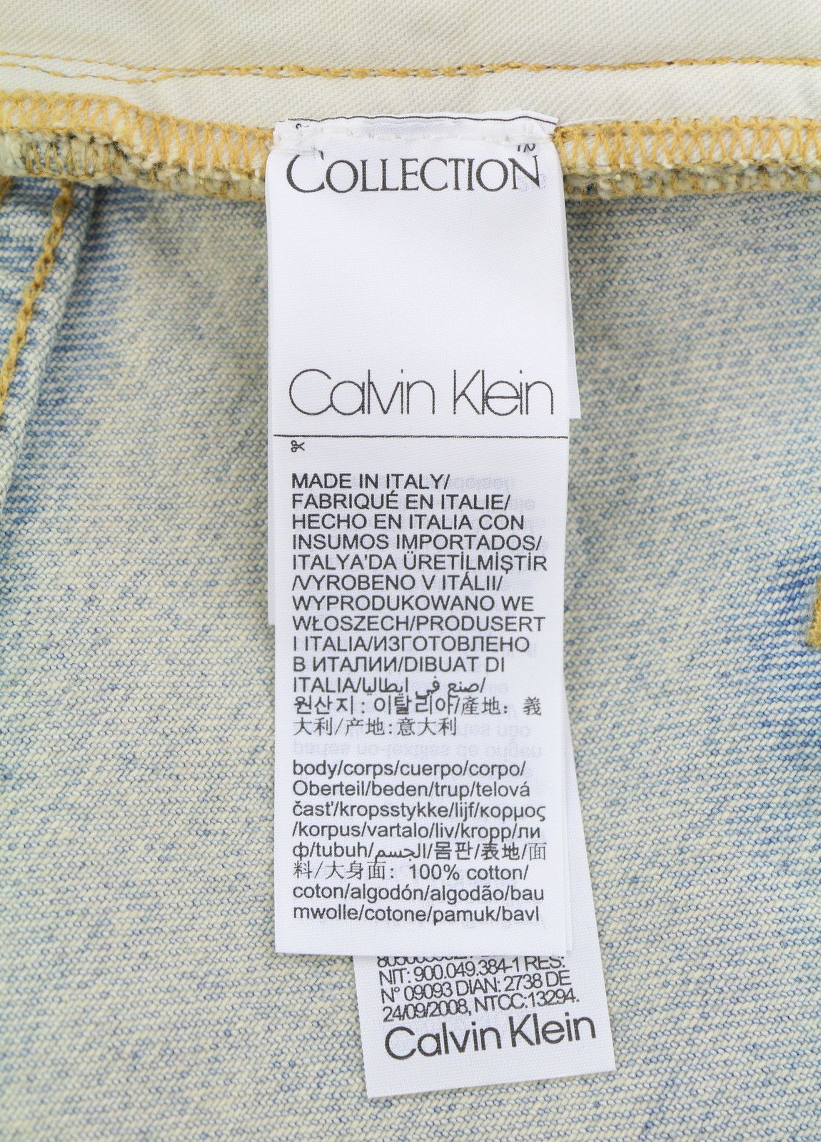 Calvin Klein W26/L32 Light Blue Faded Wide Relaxed 87830 Size 26" / US 2 / IT 38 - 7 Thumbnail